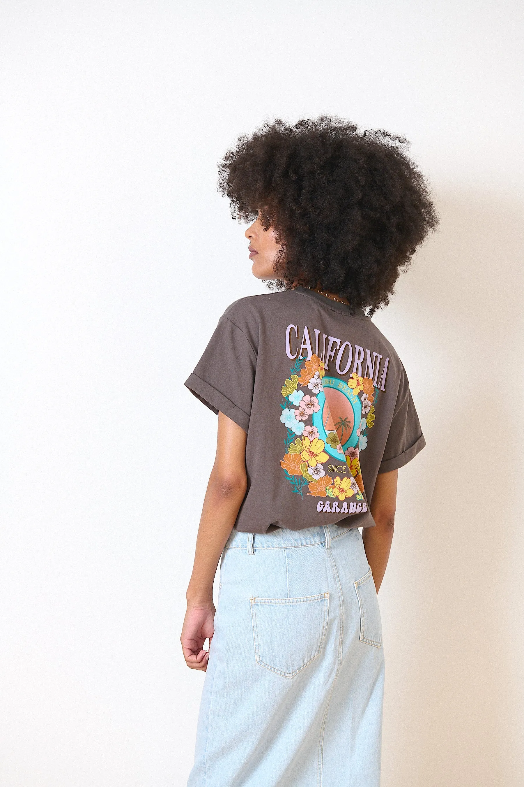 0921 T-Shirt Violett Anthrazit