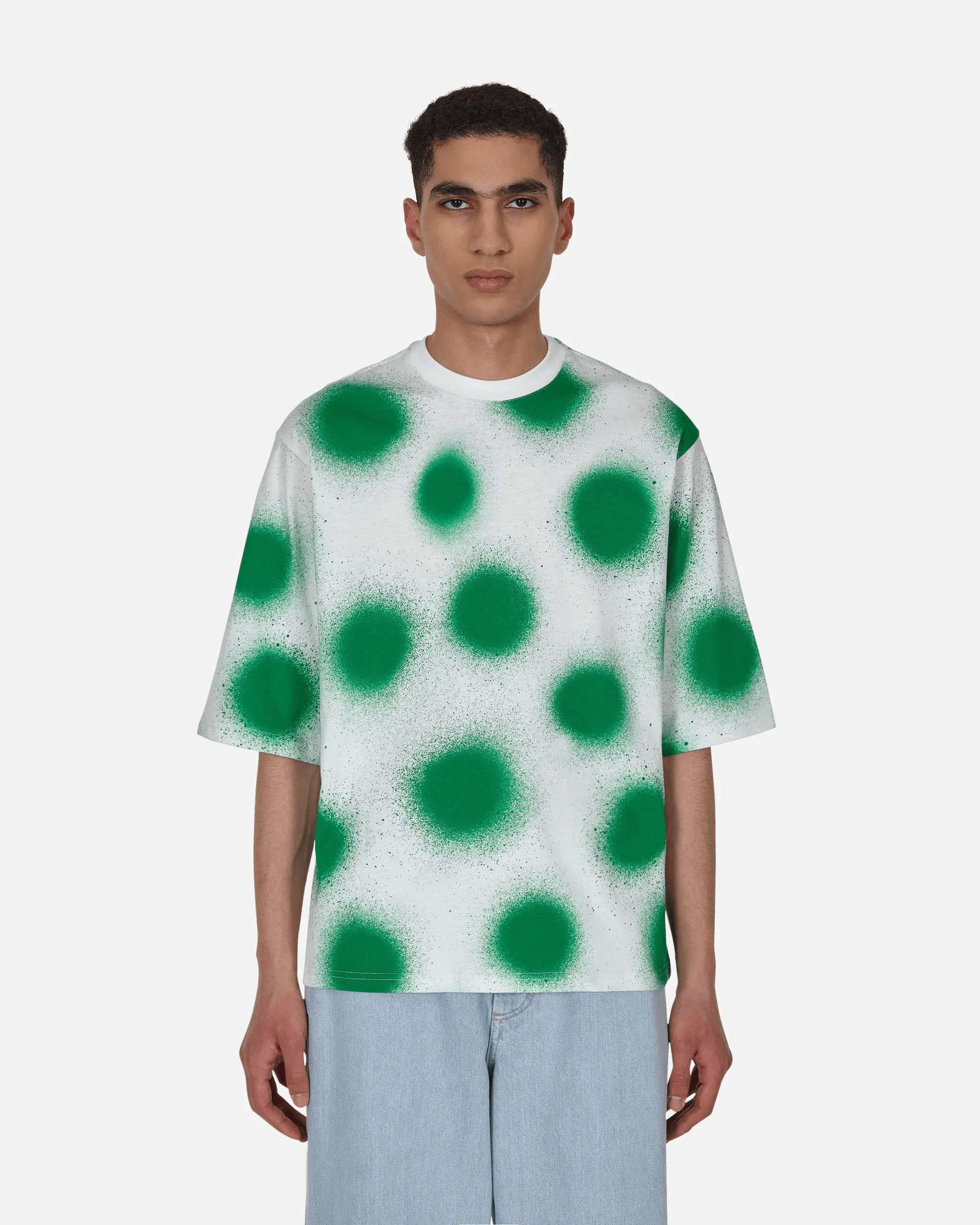 1 Moncler JW Anderson Bedrucktes T-Shirt Weiß