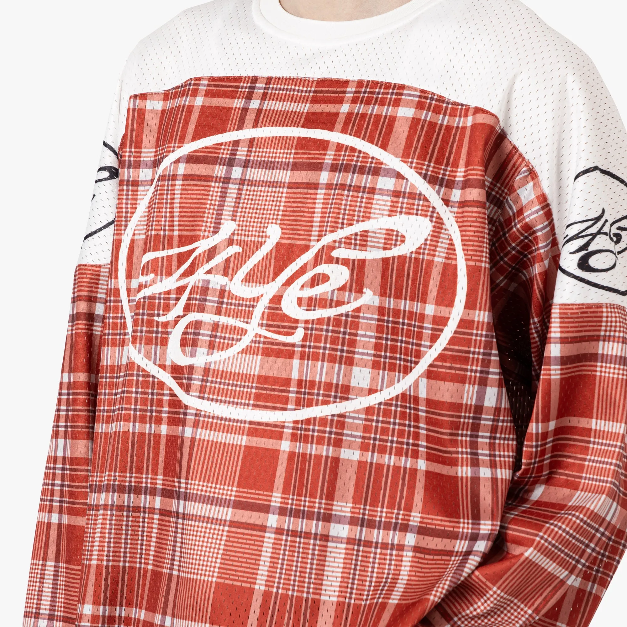 4YE Miss Lou Mesh-Jersey / Bandana Rot