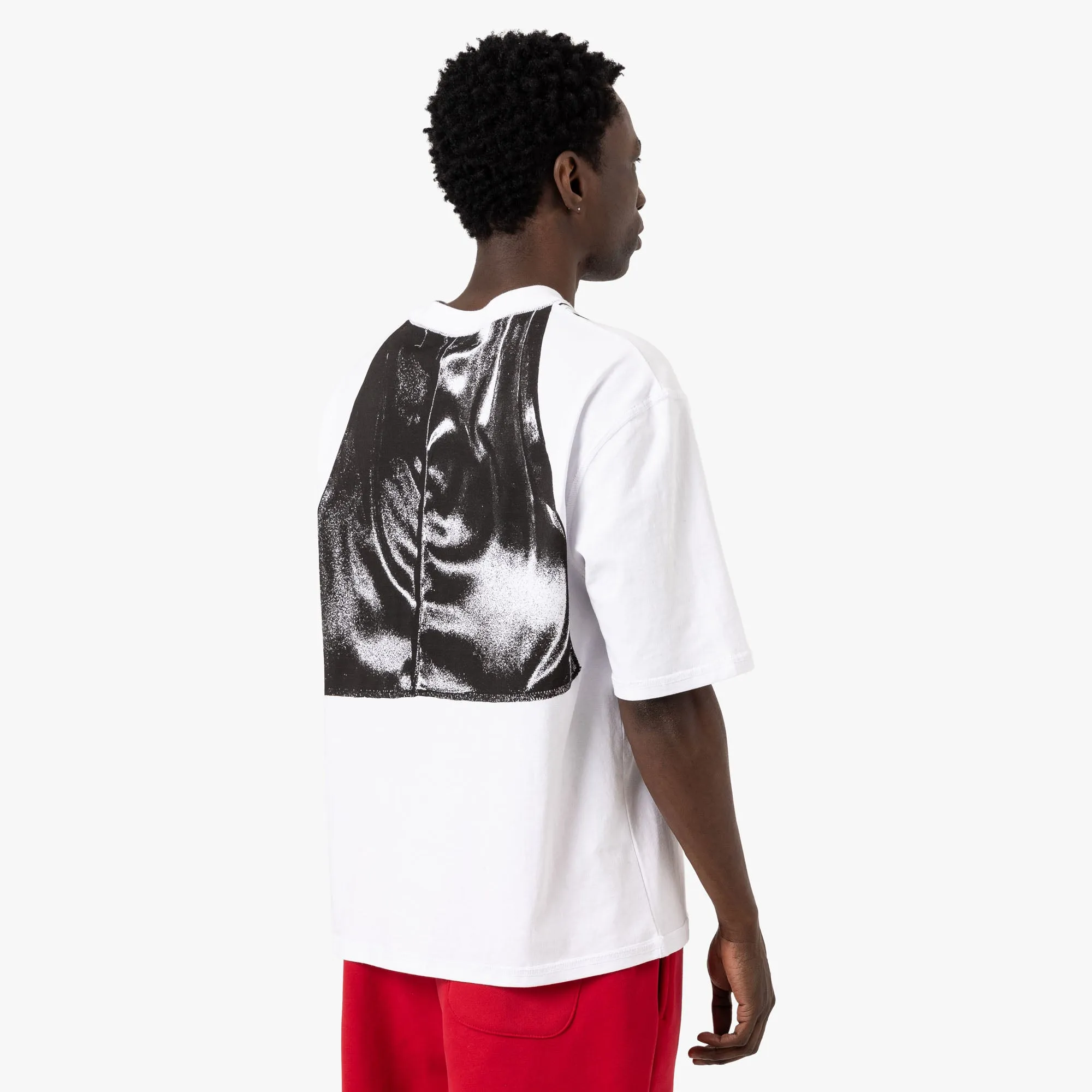 4YE Trompe L'Oeil Durag T-Shirt / Weiß