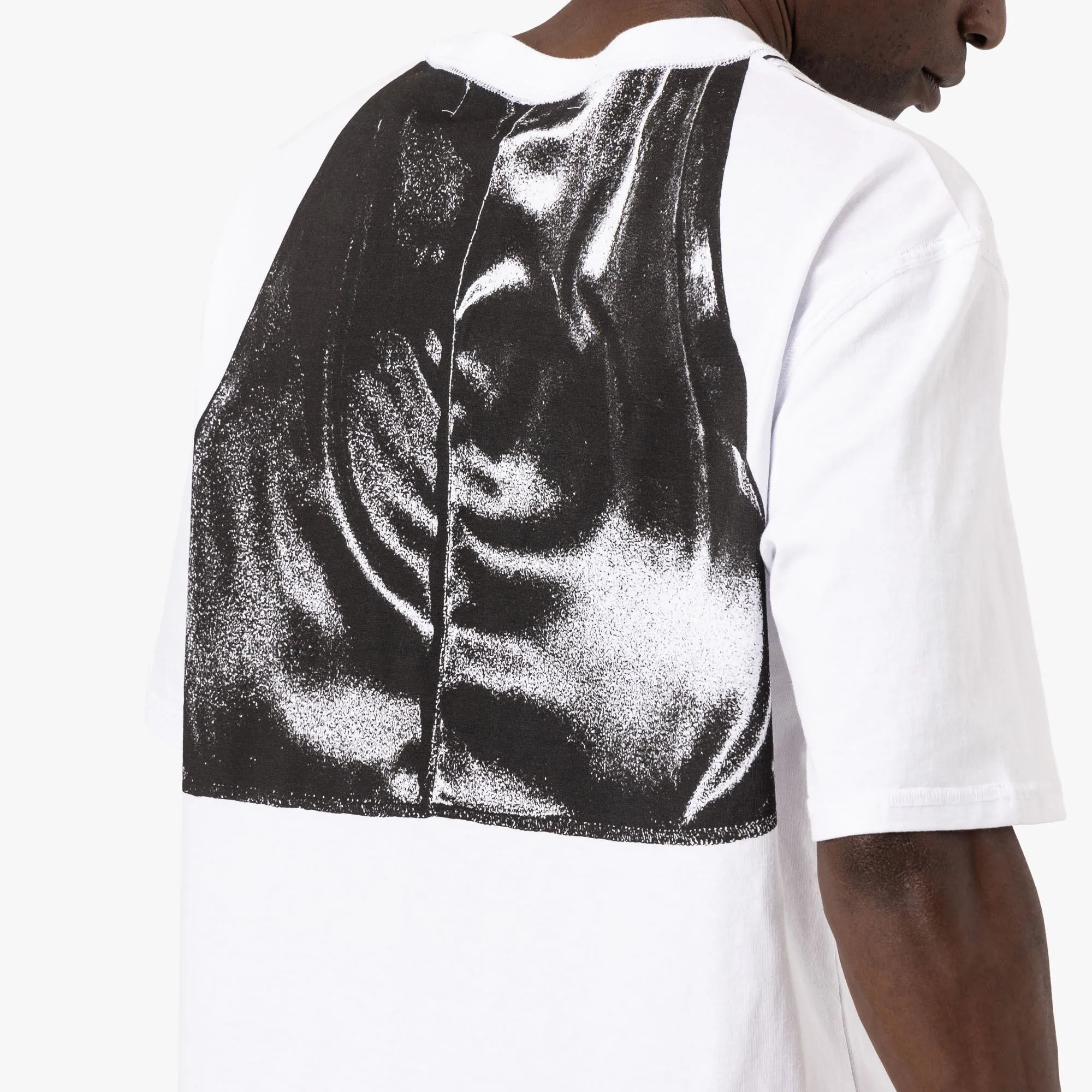 4YE Trompe L'Oeil Durag T-Shirt / Weiß