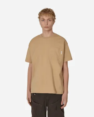 Abc. 123. Beiges T-Shirt mit Rundhalsausschnitt