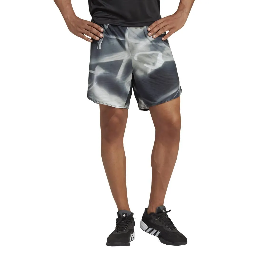 adidas - Herren Designed 4 Training HEAT.RDY HIIT Allover Print Shorts (IC2039-9IN)