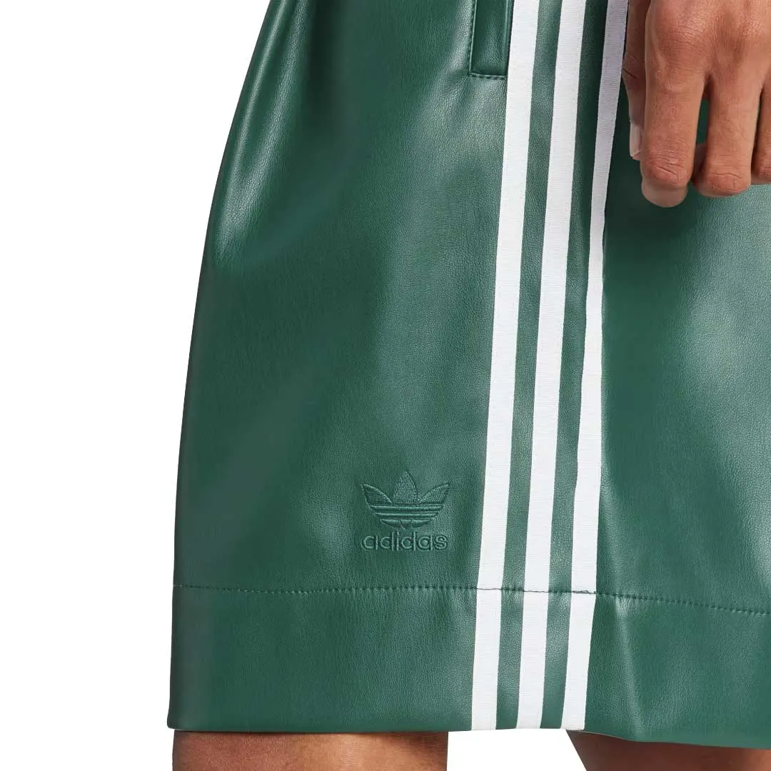 adidas - Herren Adicolor 3-Streifen Shorts aus Kunstleder (IZ4042)