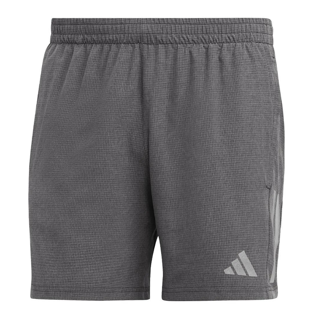 adidas - Herren Own The Run 5 Zoll Heather Shorts (HR6614 7IN)