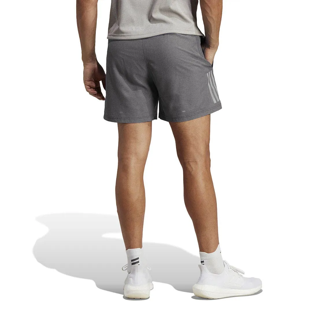 adidas - Herren Own The Run 5 Zoll Heather Shorts (HR6614 7IN)