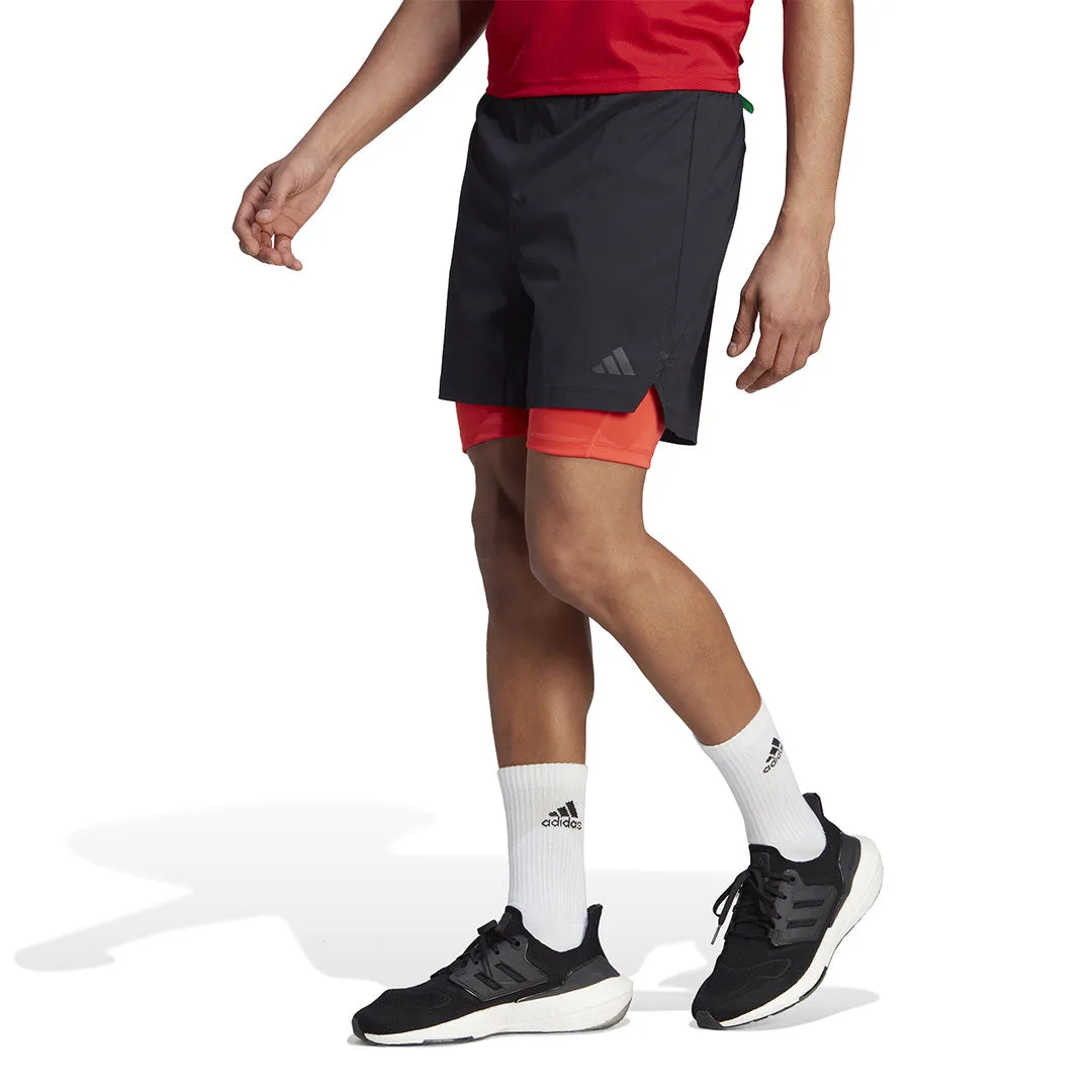 adidas - Herren Power Workout Zwei-in-Einen Shorts (HY0778)