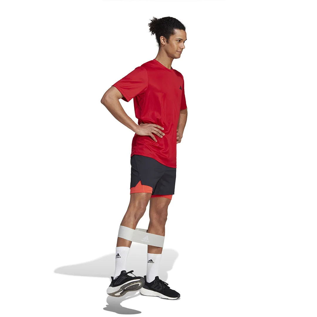 adidas - Herren Power Workout Zwei-in-Einen Shorts (HY0778)