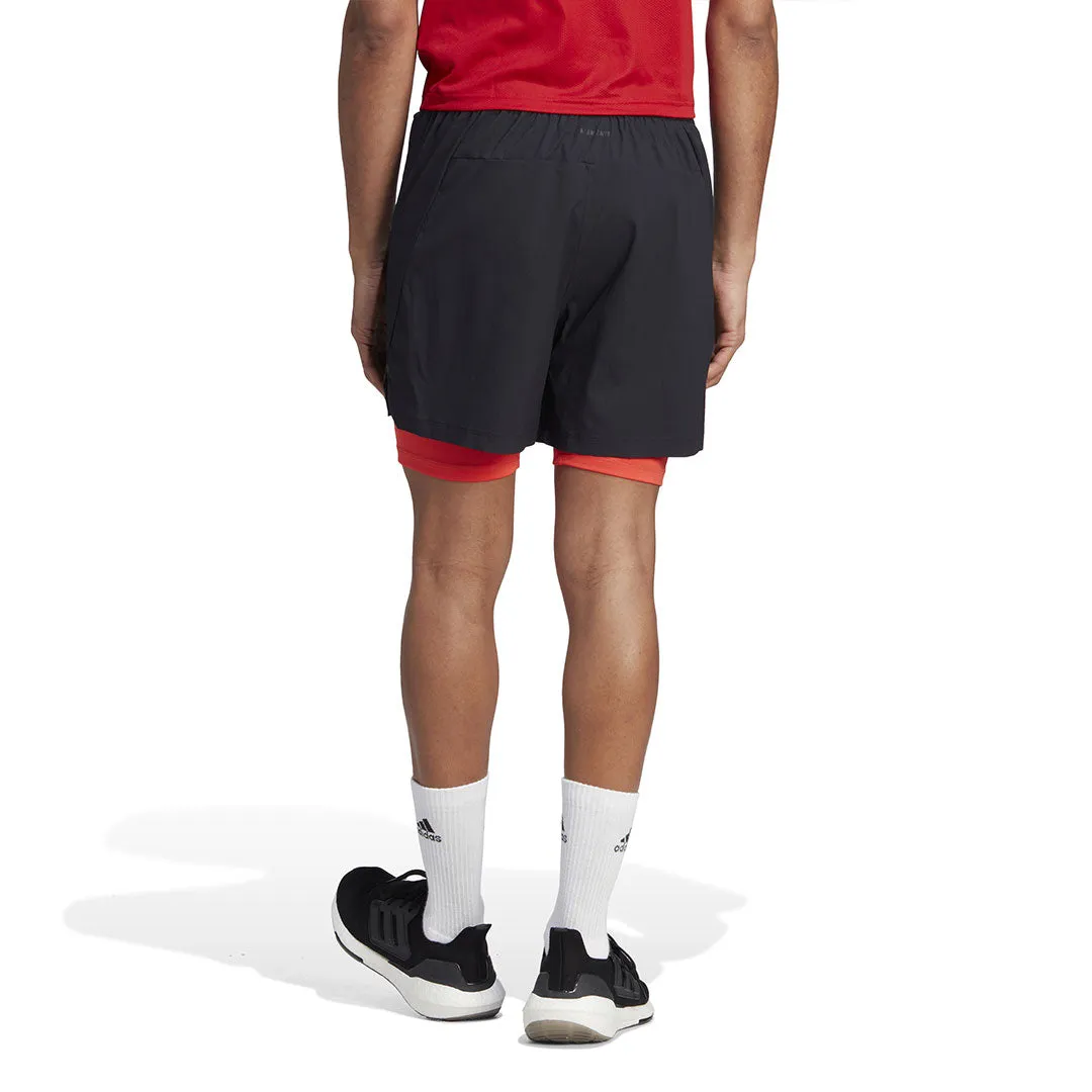 adidas - Herren Power Workout Zwei-in-Einen Shorts (HY0778)