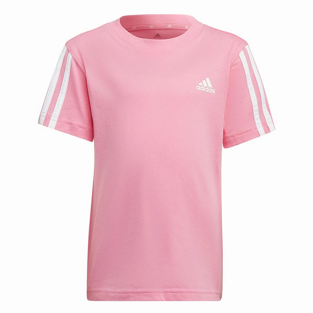adidas - Girls' (Toddler & Junior) Essentials 3-Stripes T-Shirt (HN8885)
