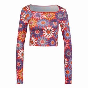 adidas - Women's adidas x FARM Rio Crop Long Sleeve T-Shirt (IM2361)