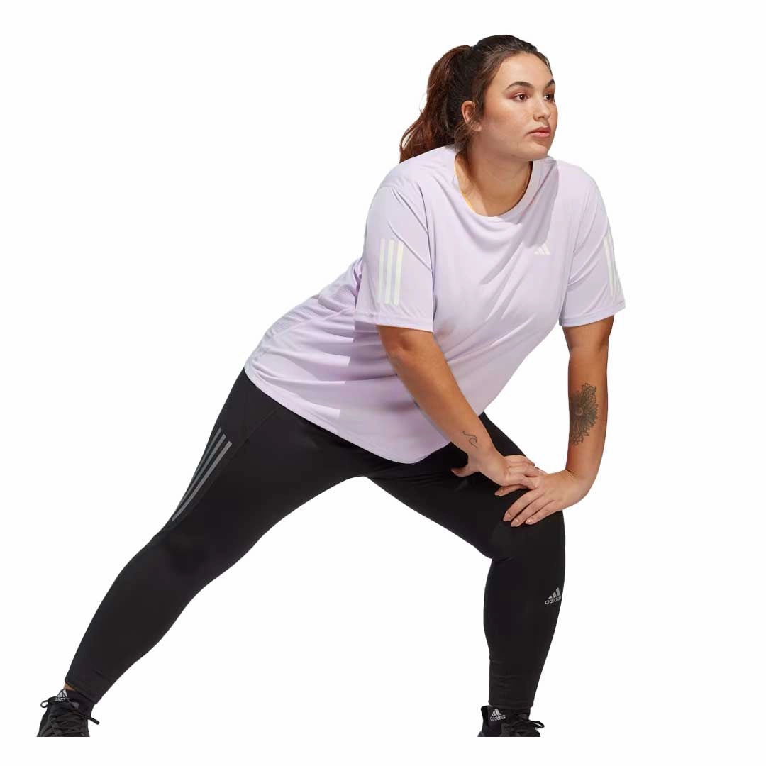 adidas - Damen Own The Run T-Shirt (Plus Size) (HR9939)