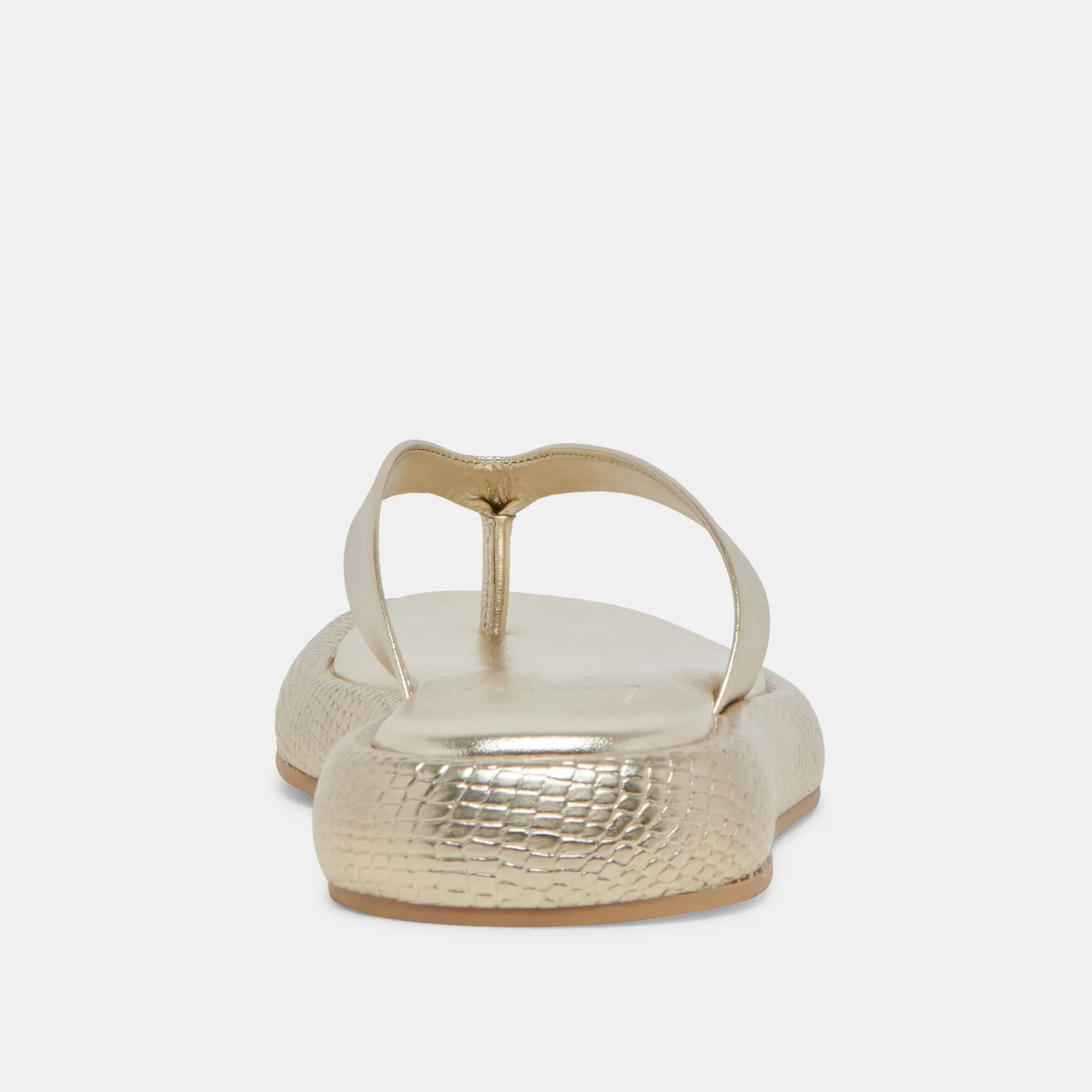 ADIN SANDALS PLATINUM ANGEWETZTES LEDER