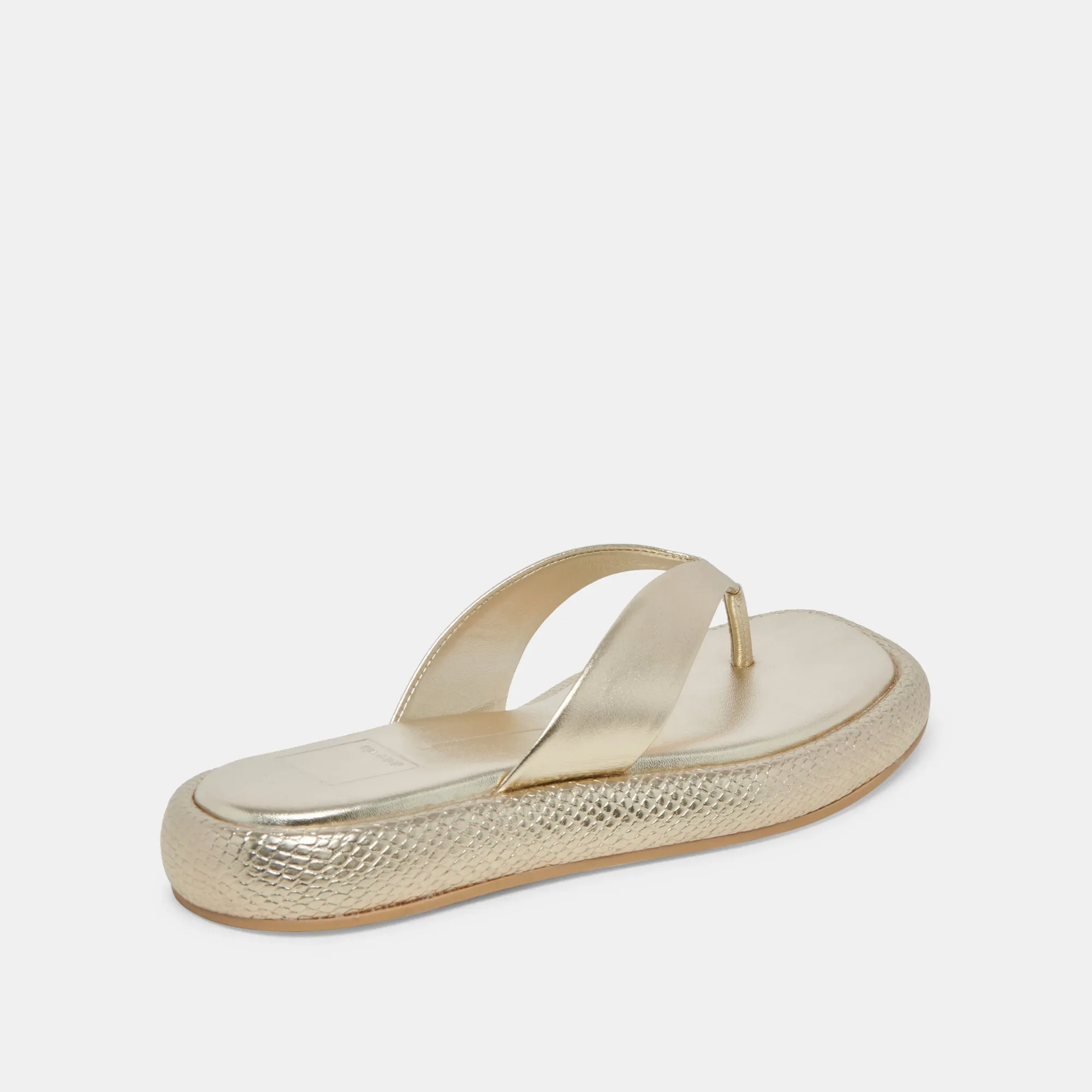 ADIN SANDALS PLATINUM ANGEWETZTES LEDER