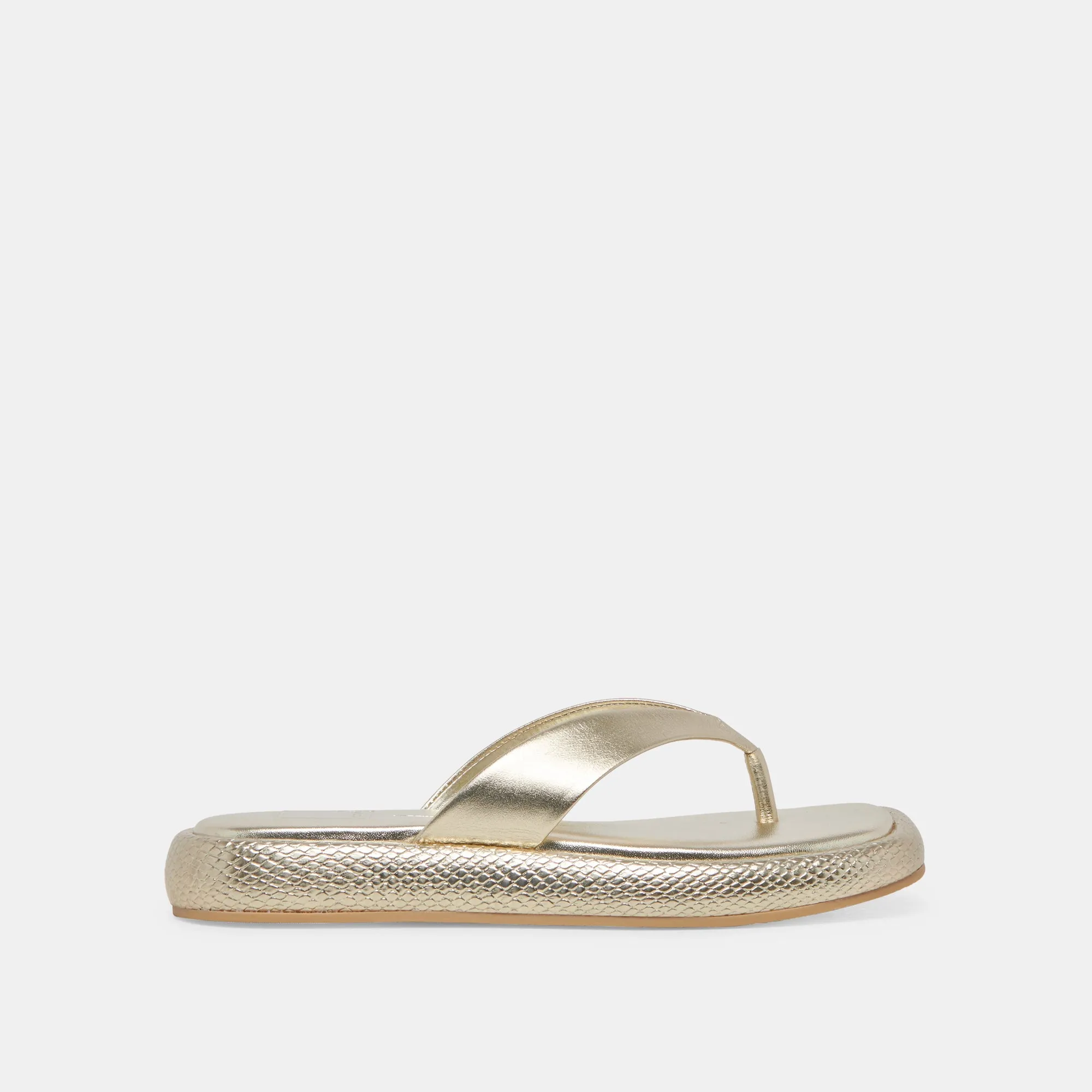 ADIN SANDALS PLATINUM ANGEWETZTES LEDER
