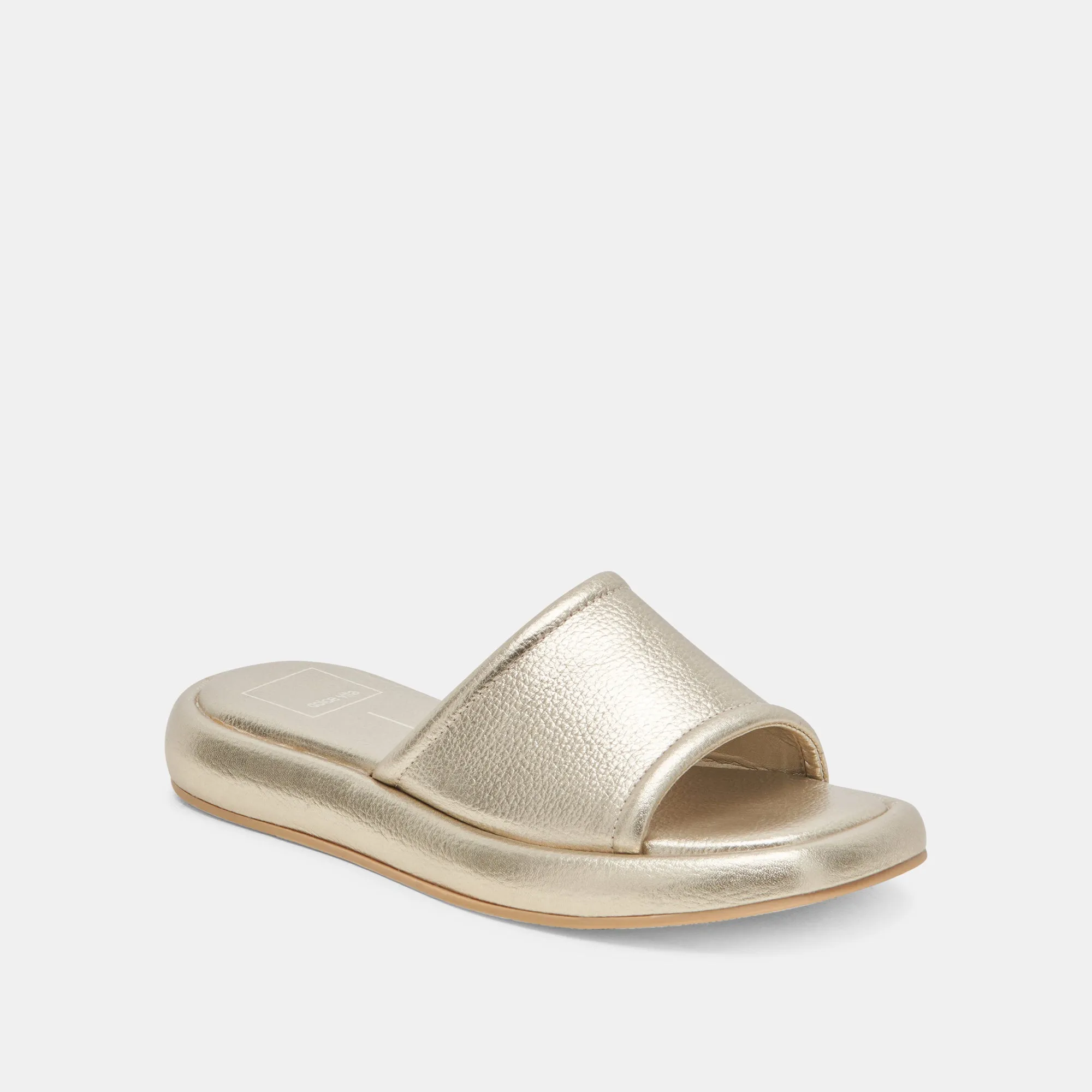 AISHA SANDALETTEN GOLD METALLIC LEDER