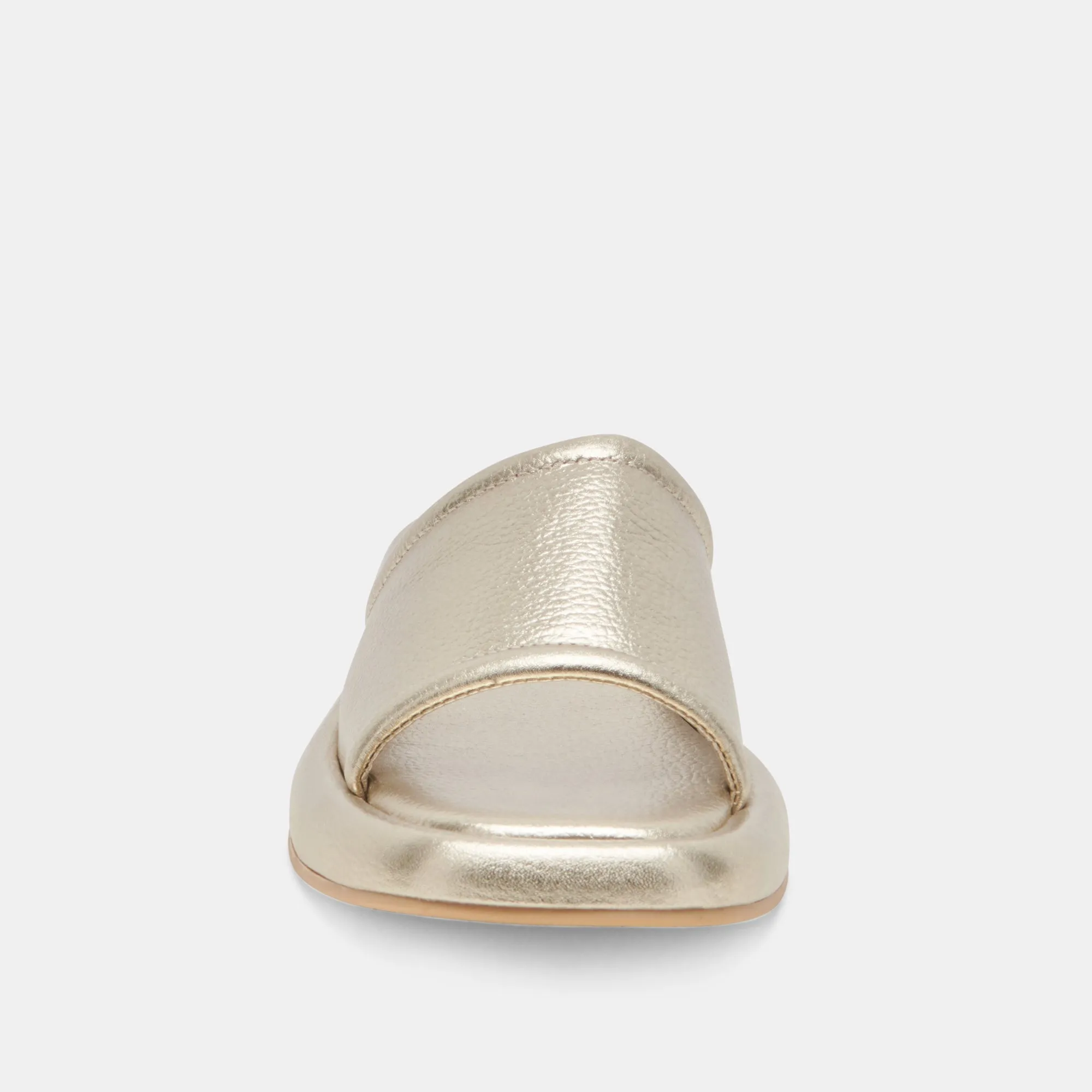 AISHA SANDALETTEN GOLD METALLIC LEDER