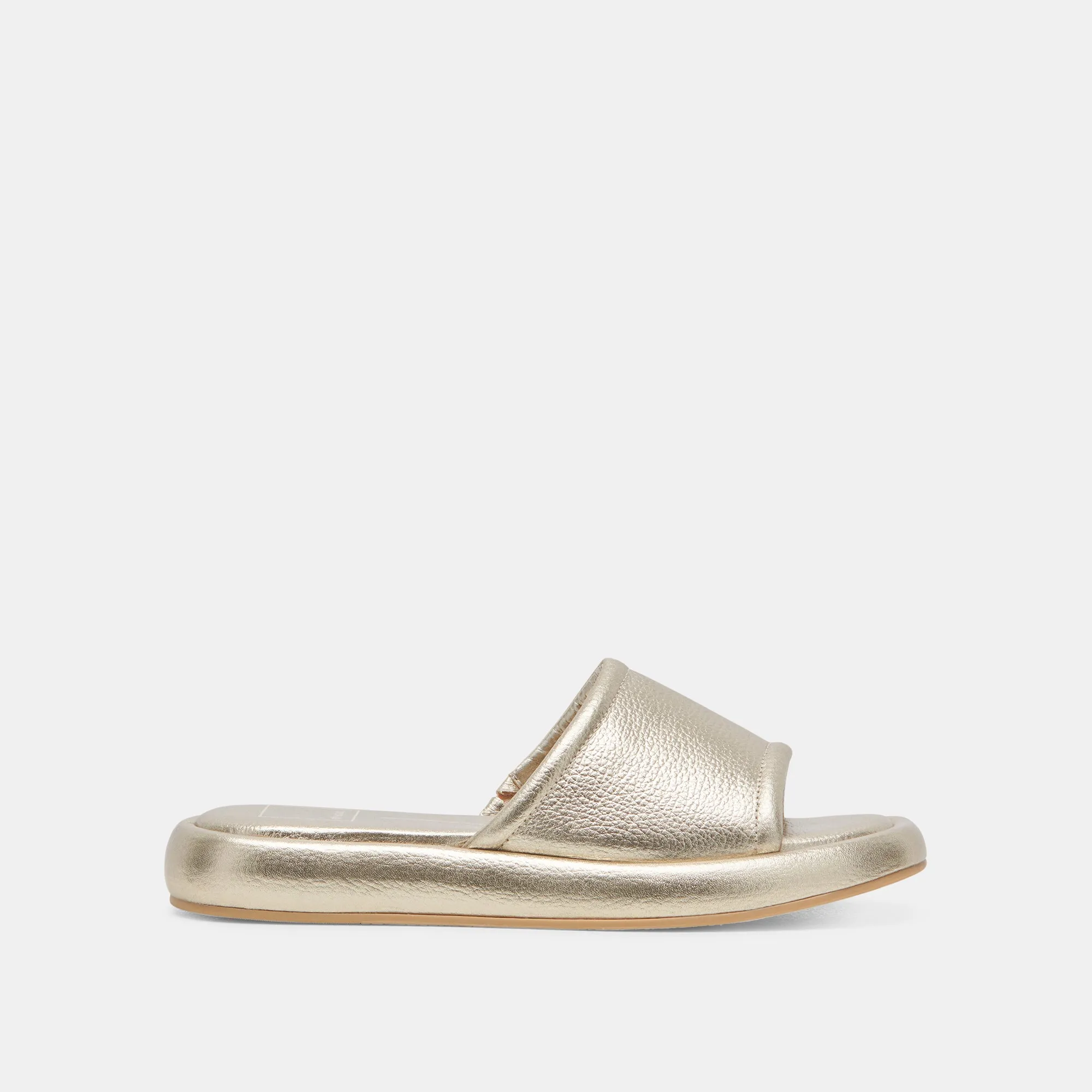 AISHA SANDALETTEN GOLD METALLIC LEDER