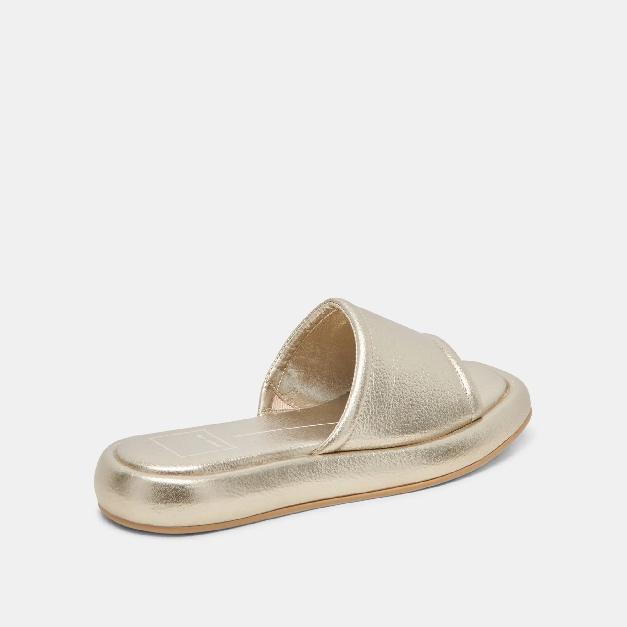 AISHA SANDALETTEN GOLD METALLIC LEDER