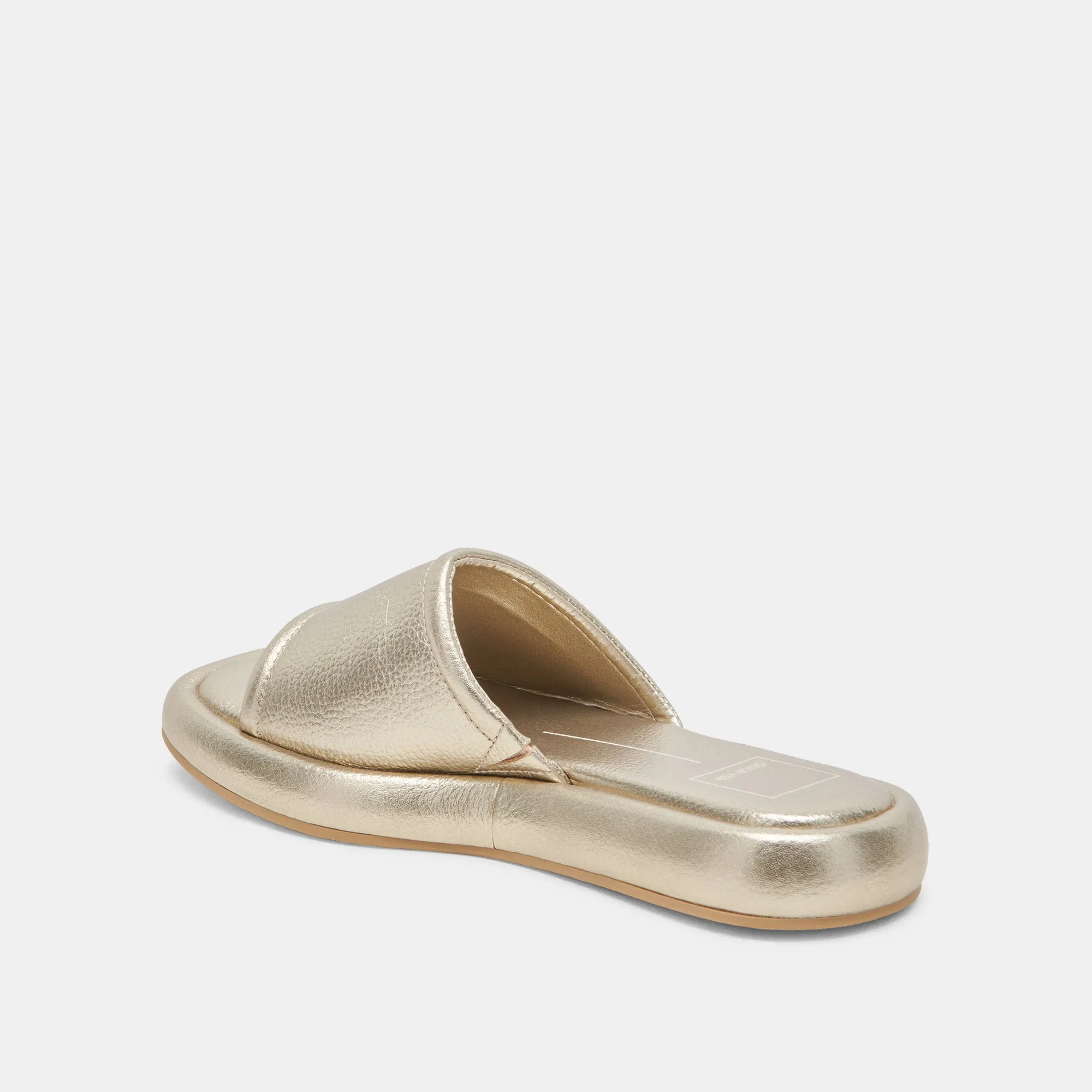AISHA SANDALETTEN GOLD METALLIC LEDER