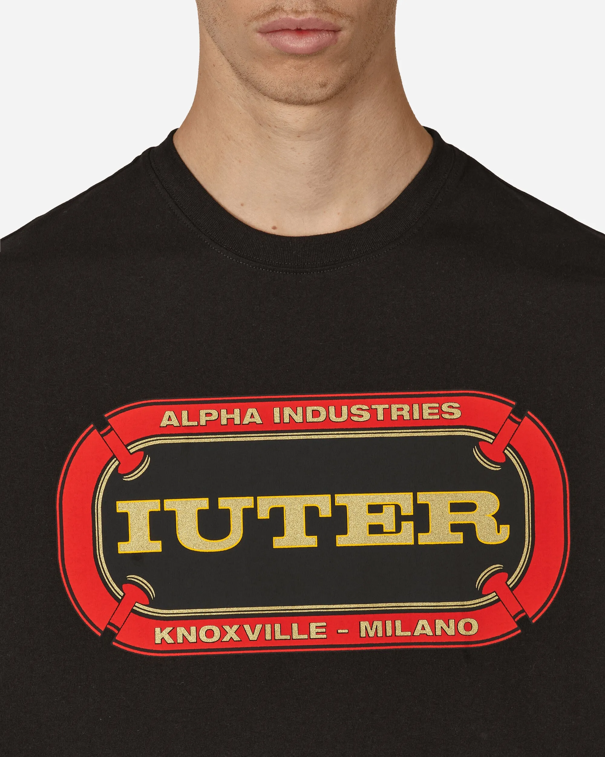 Alpha Industries Mat T-Shirt Schwarz