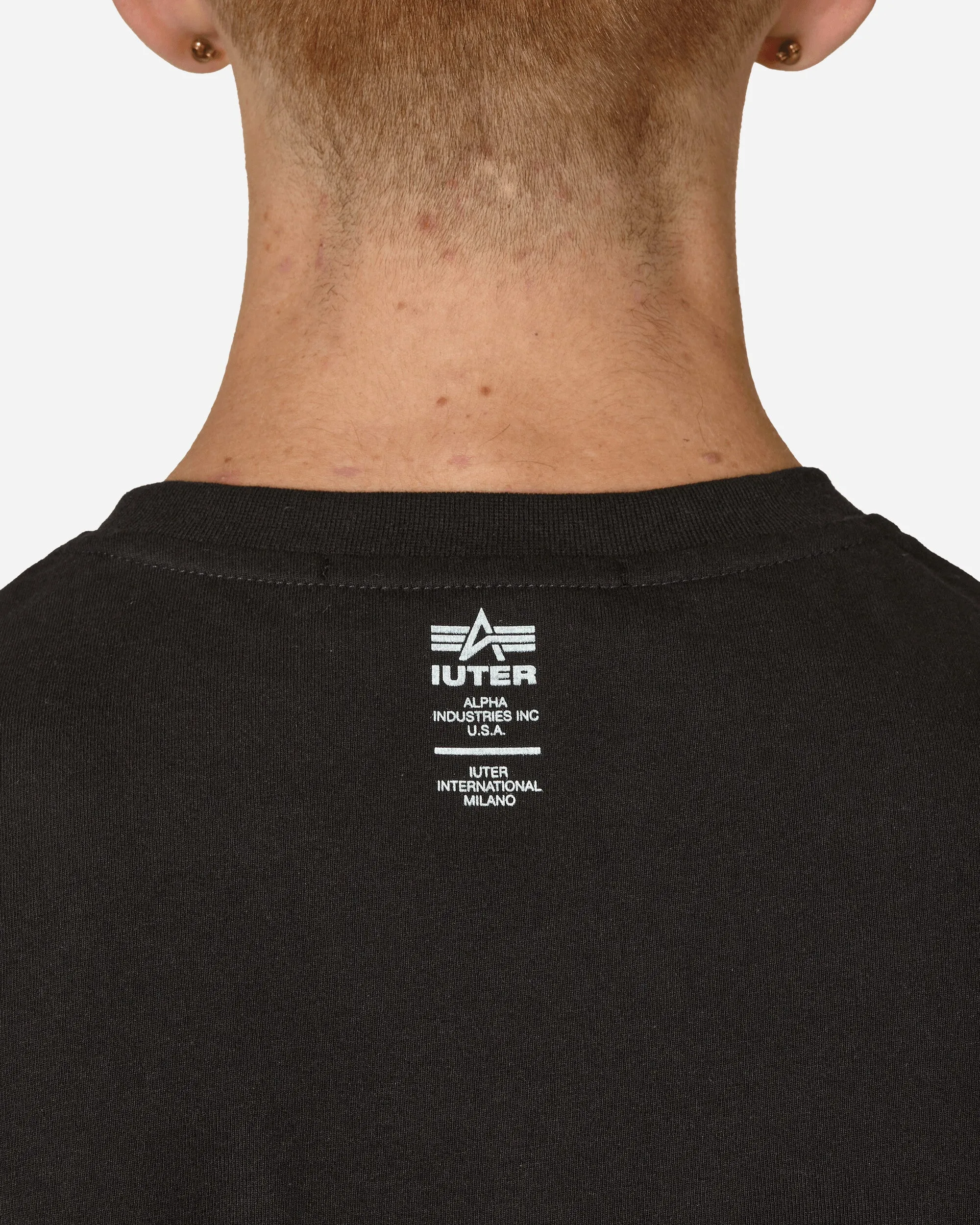 Alpha Industries Mat T-Shirt Schwarz