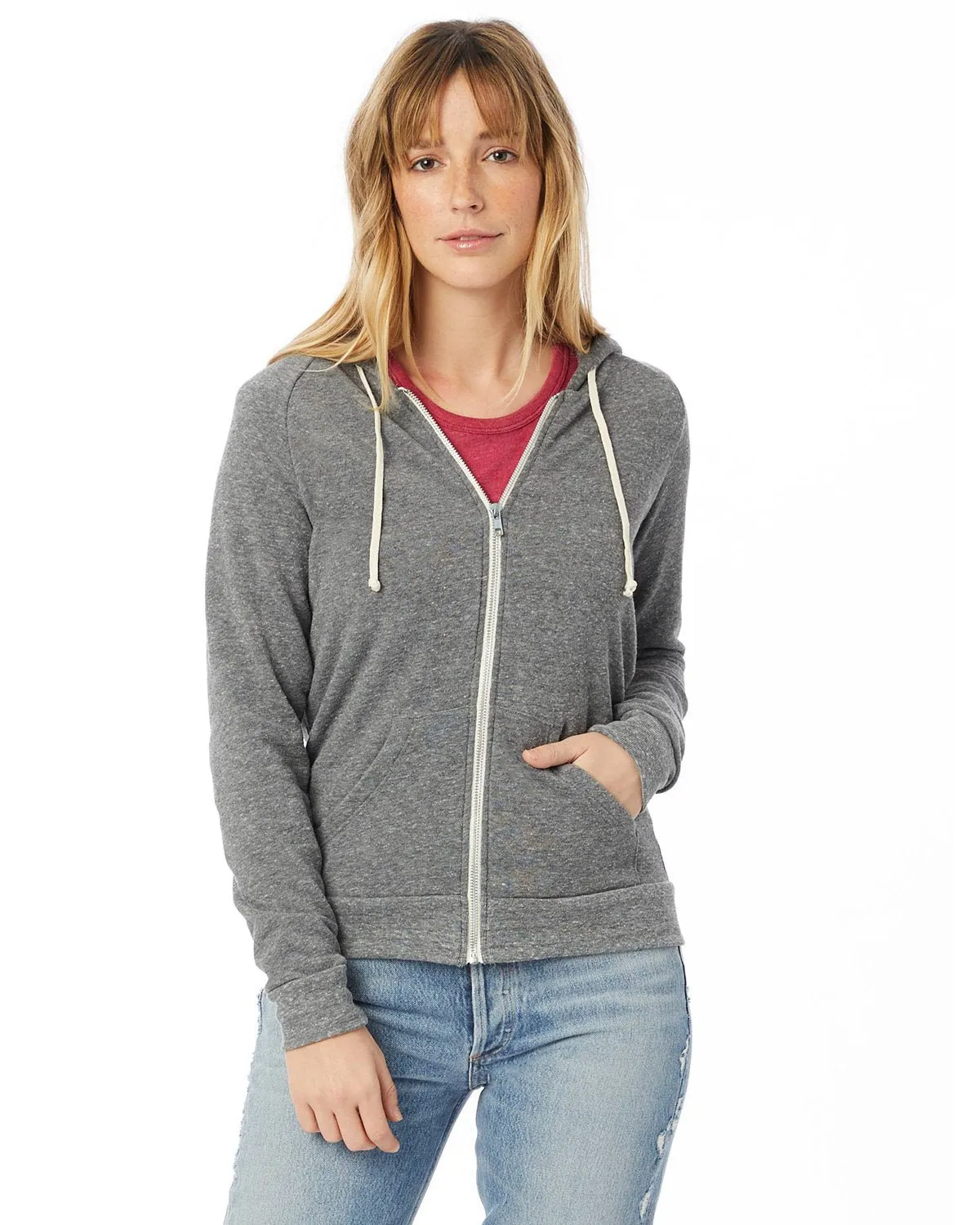 Alternative 09573F2 Damen Adrian Eco-Fleece Kapuzenpullover