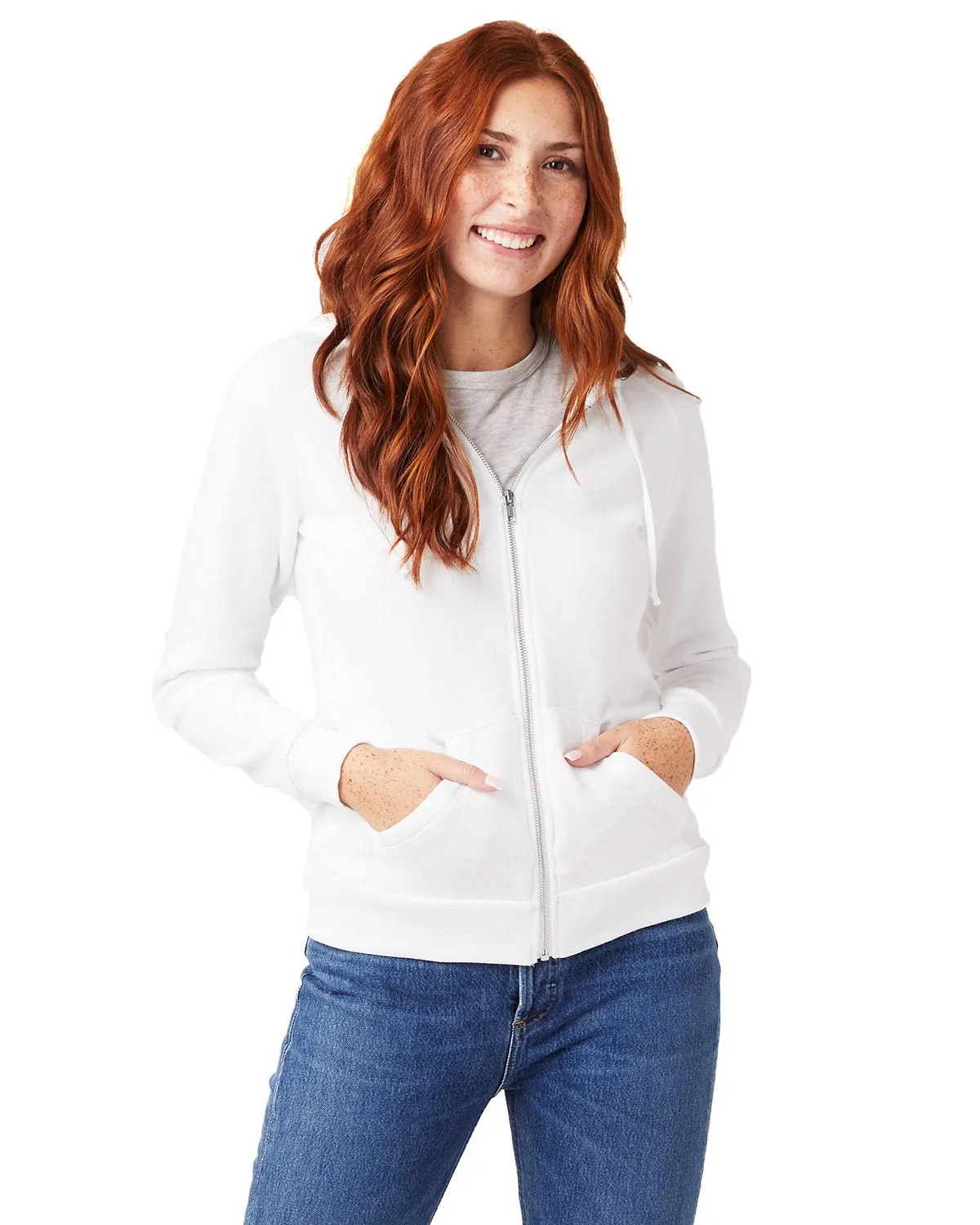 Alternative 09573F2 Damen Adrian Eco-Fleece Kapuzenpullover