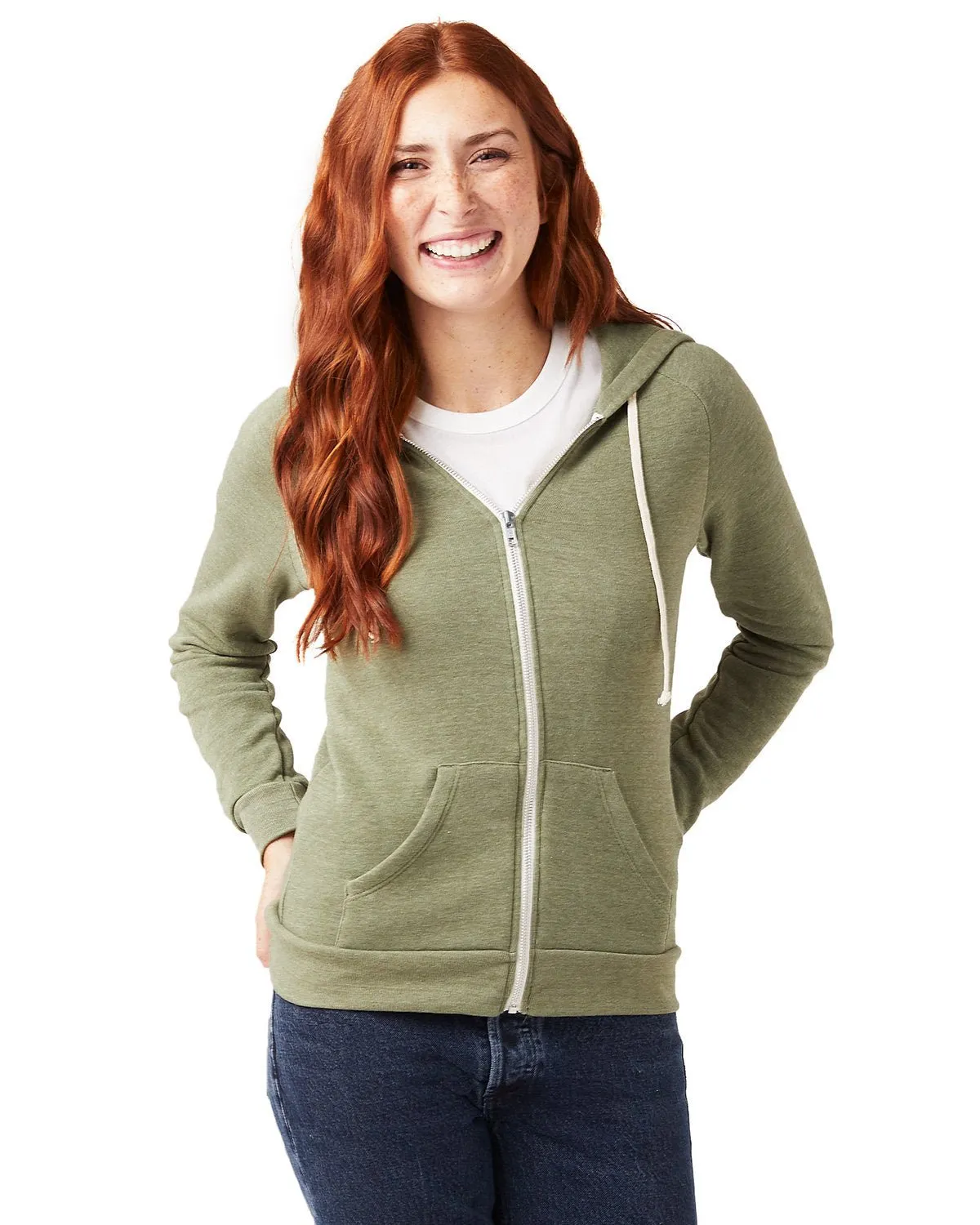 Alternative 09573F2 Damen Adrian Eco-Fleece Kapuzenpullover