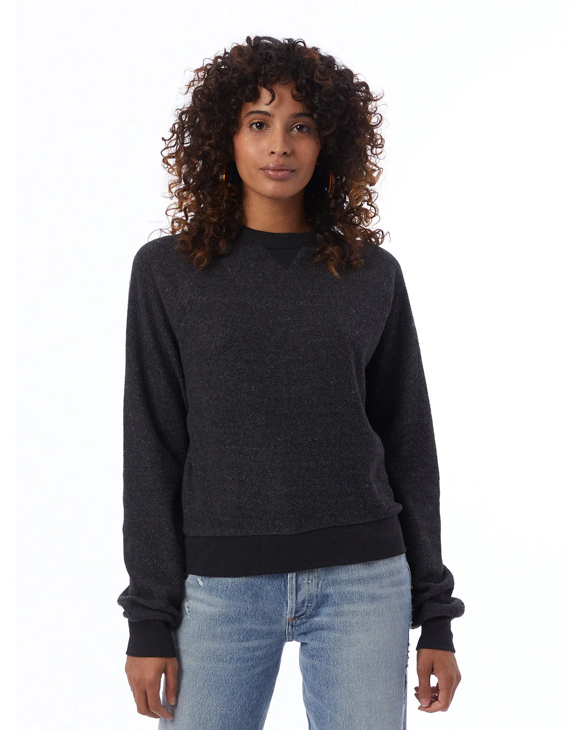 Alternative 43130RT Damen Baby Champ Eco-Teddy Sweatshirt