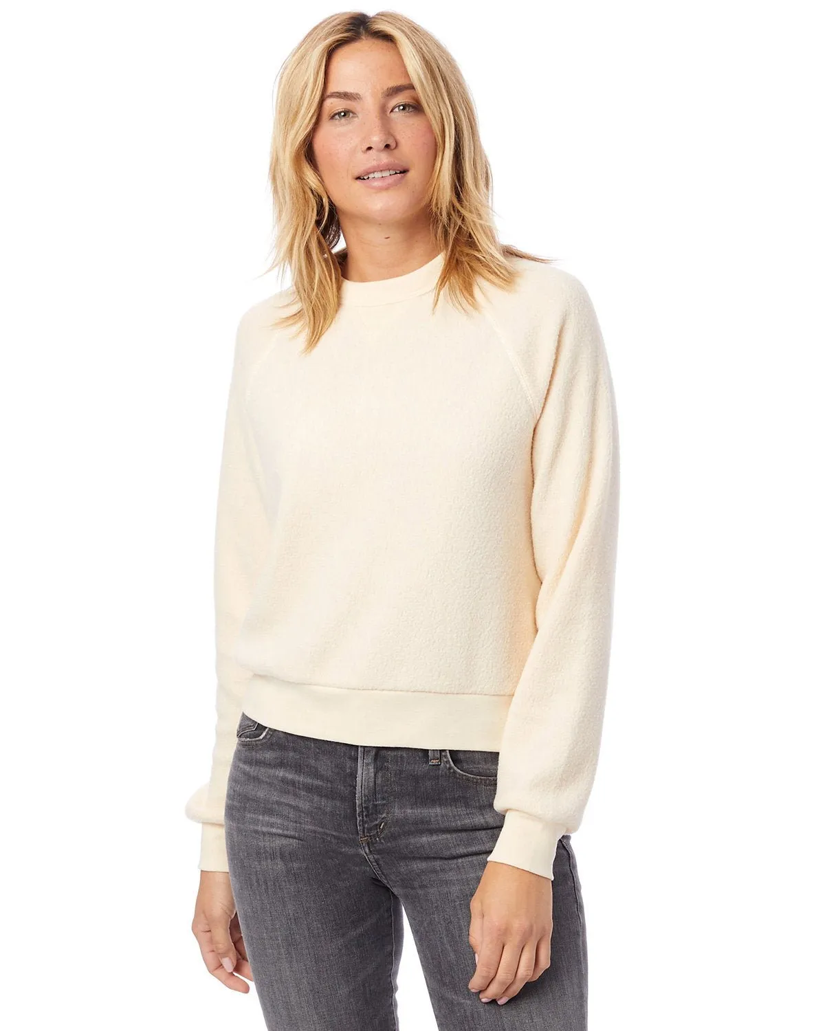Alternative 43130RT Damen Baby Champ Eco-Teddy Sweatshirt