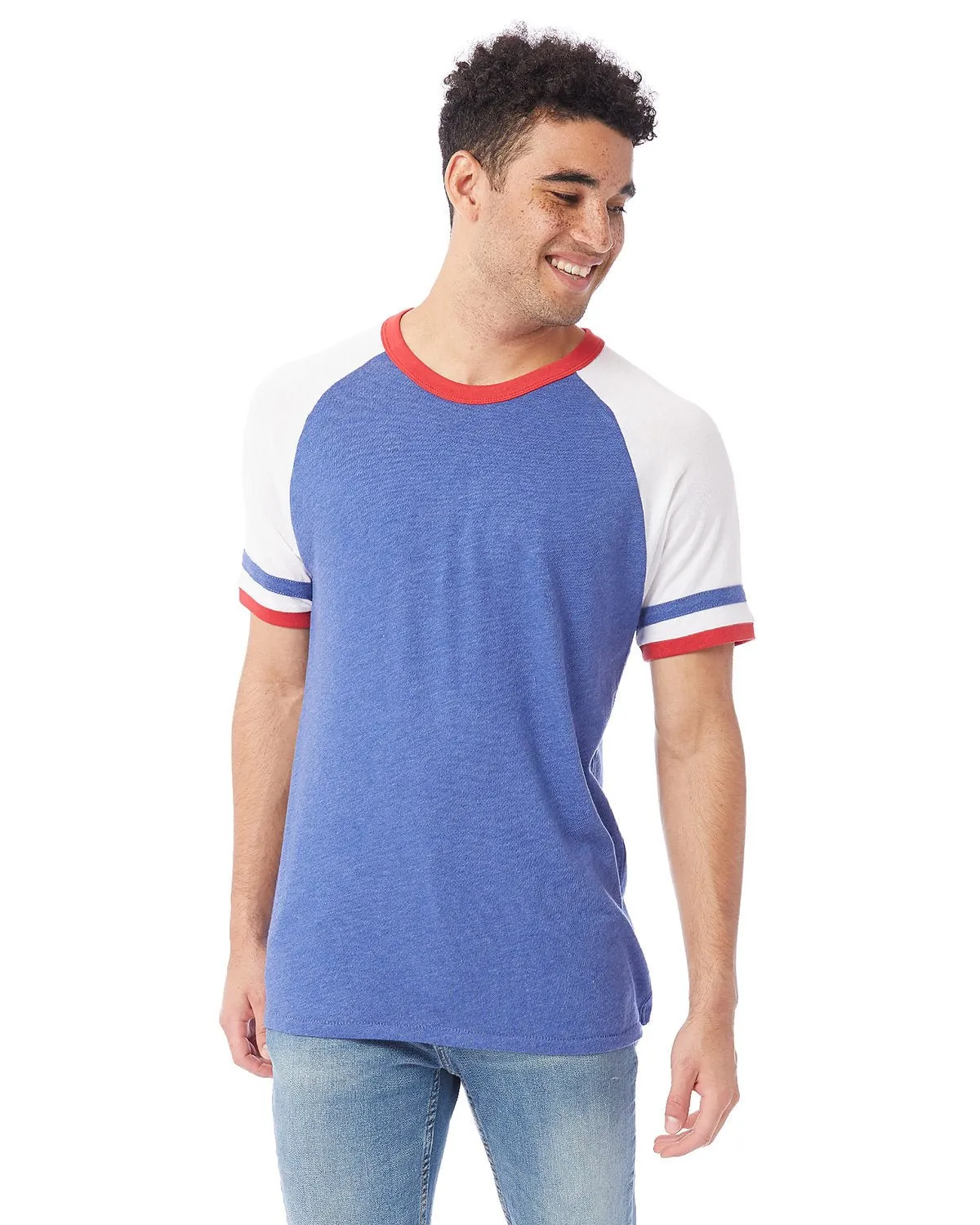 Alternative 5093BP Unisex Vintage Slapshot Trikot T-Shirt
