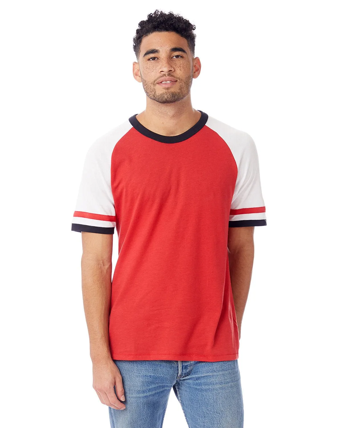 Alternative 5093BP Unisex Vintage Slapshot Trikot T-Shirt
