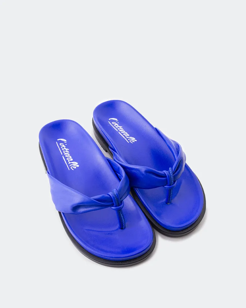 Aminta Royal Blue Leder