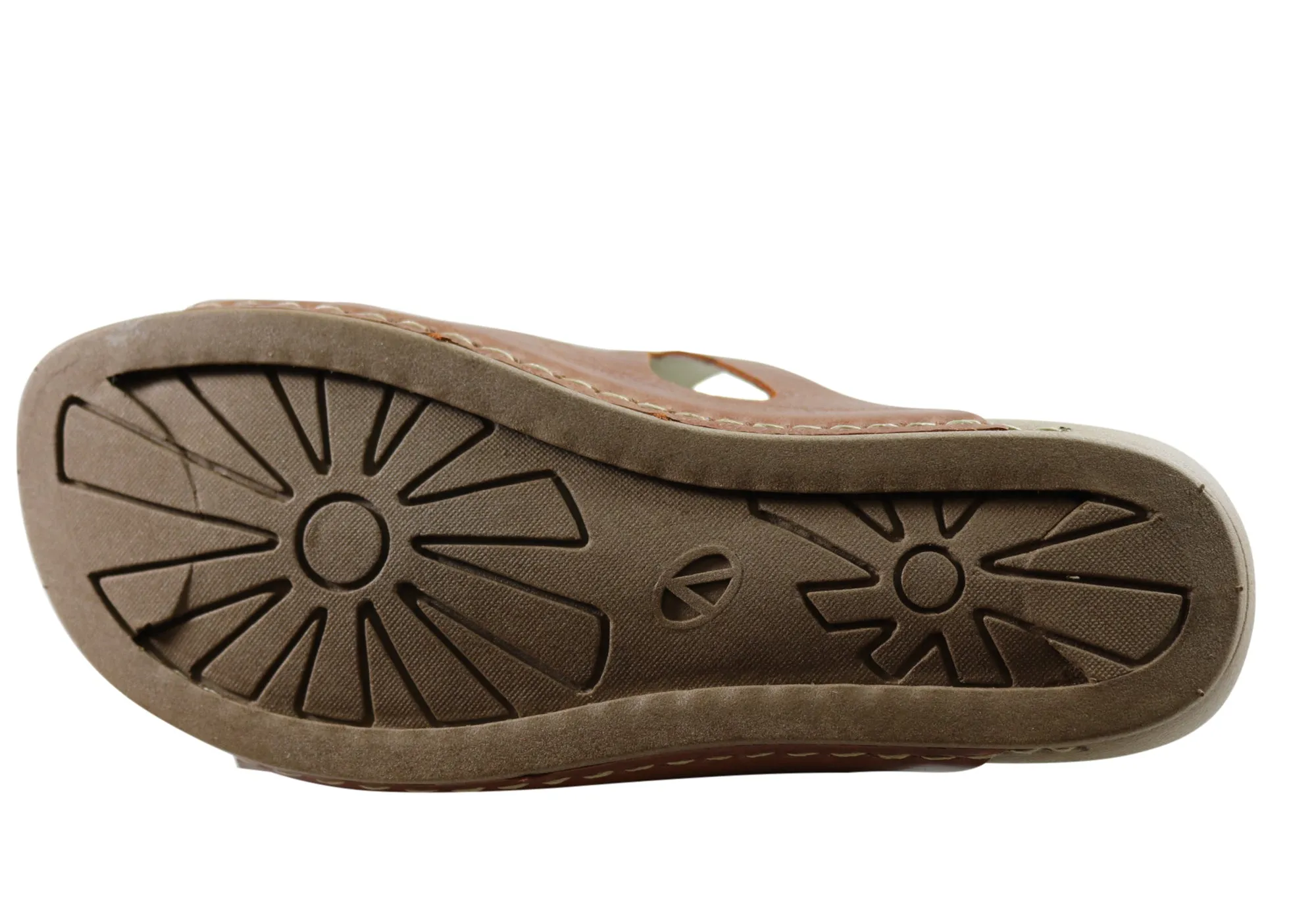 Andacco Angelika Damen Brasilianische Bequeme Leder Schlappen Sandalen Andacco Schuhe