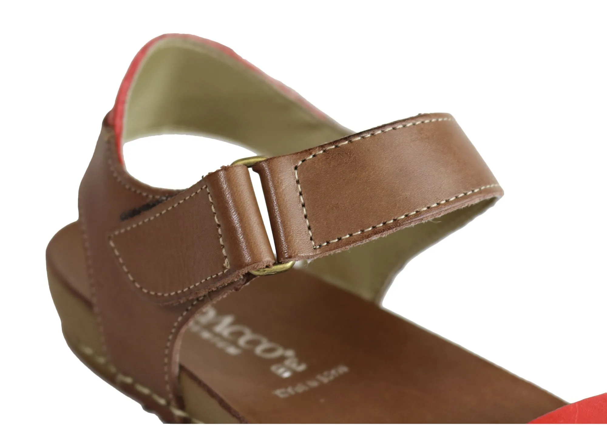 Andacco Canni Damen Bequeme Flache Ledersandalen Hergestellt In Brasilien Andacco Schuhe
