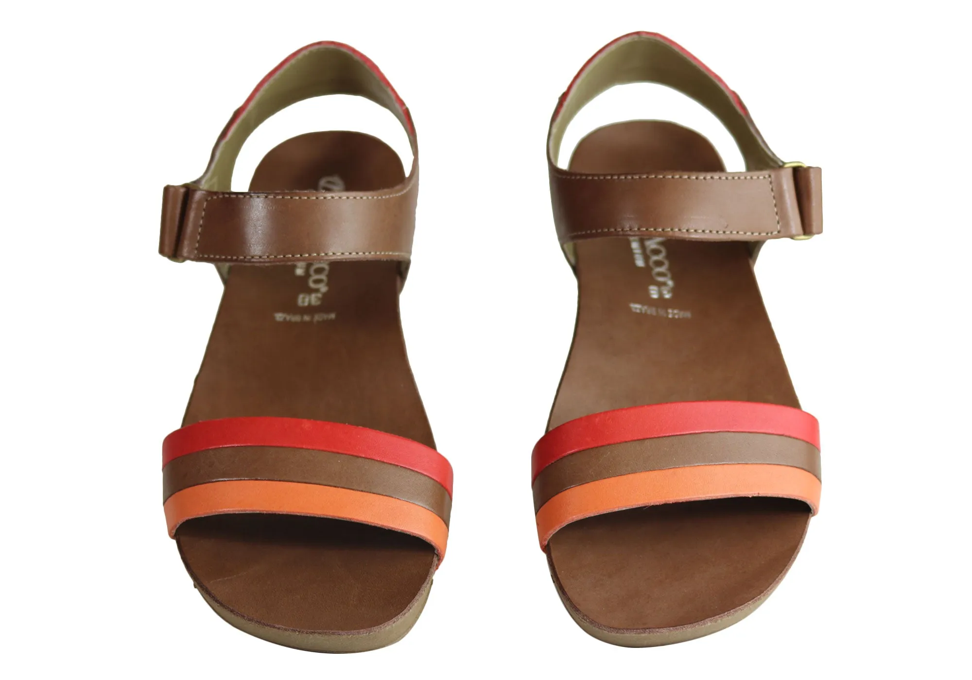Andacco Canni Damen Bequeme Flache Ledersandalen Hergestellt In Brasilien Andacco Schuhe