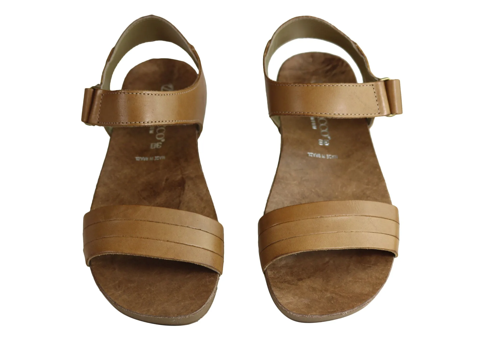 Andacco Canni Damen Bequeme Flache Ledersandalen Hergestellt In Brasilien Andacco Schuhe