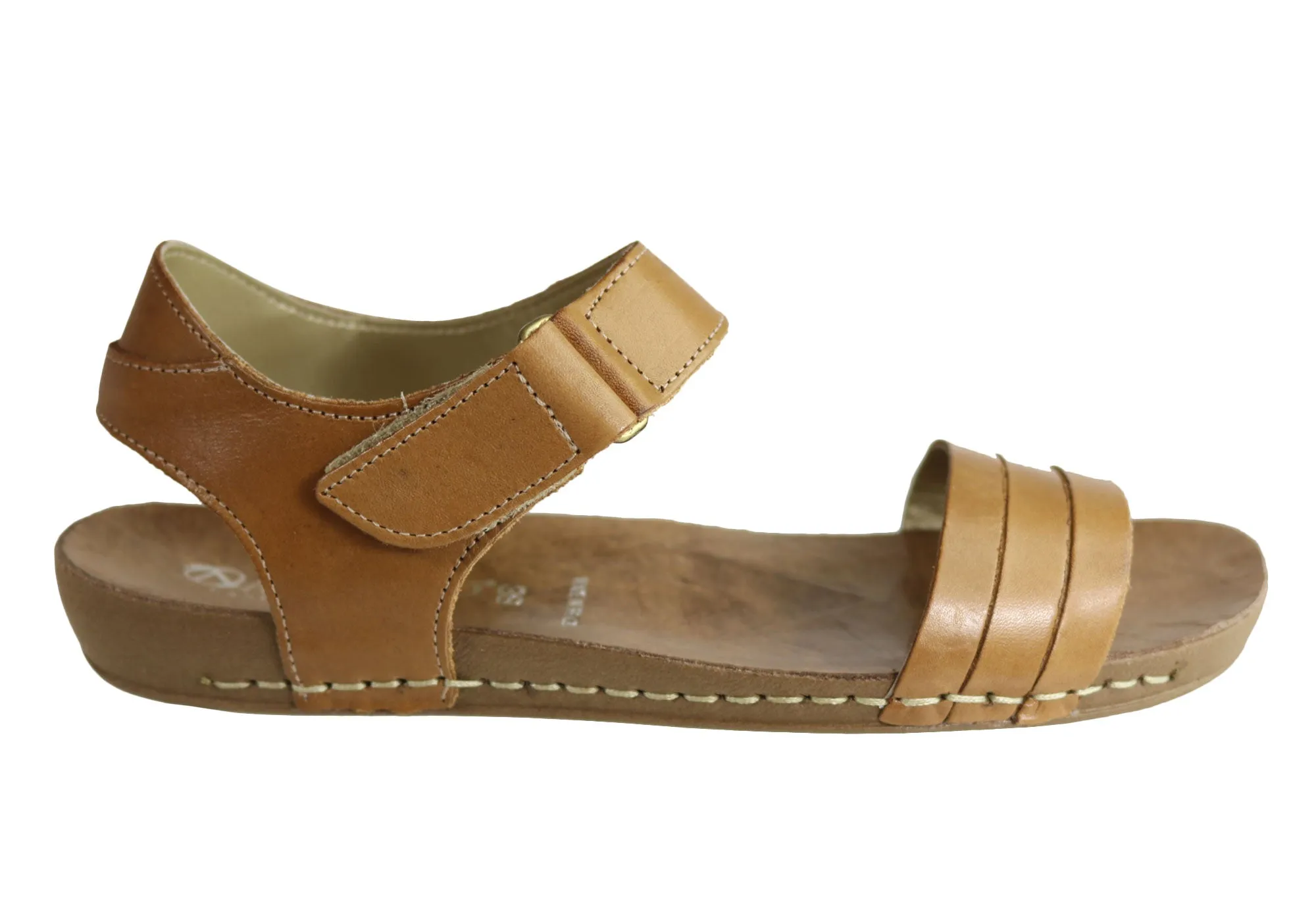 Andacco Canni Damen Bequeme Flache Ledersandalen Hergestellt In Brasilien Andacco Schuhe