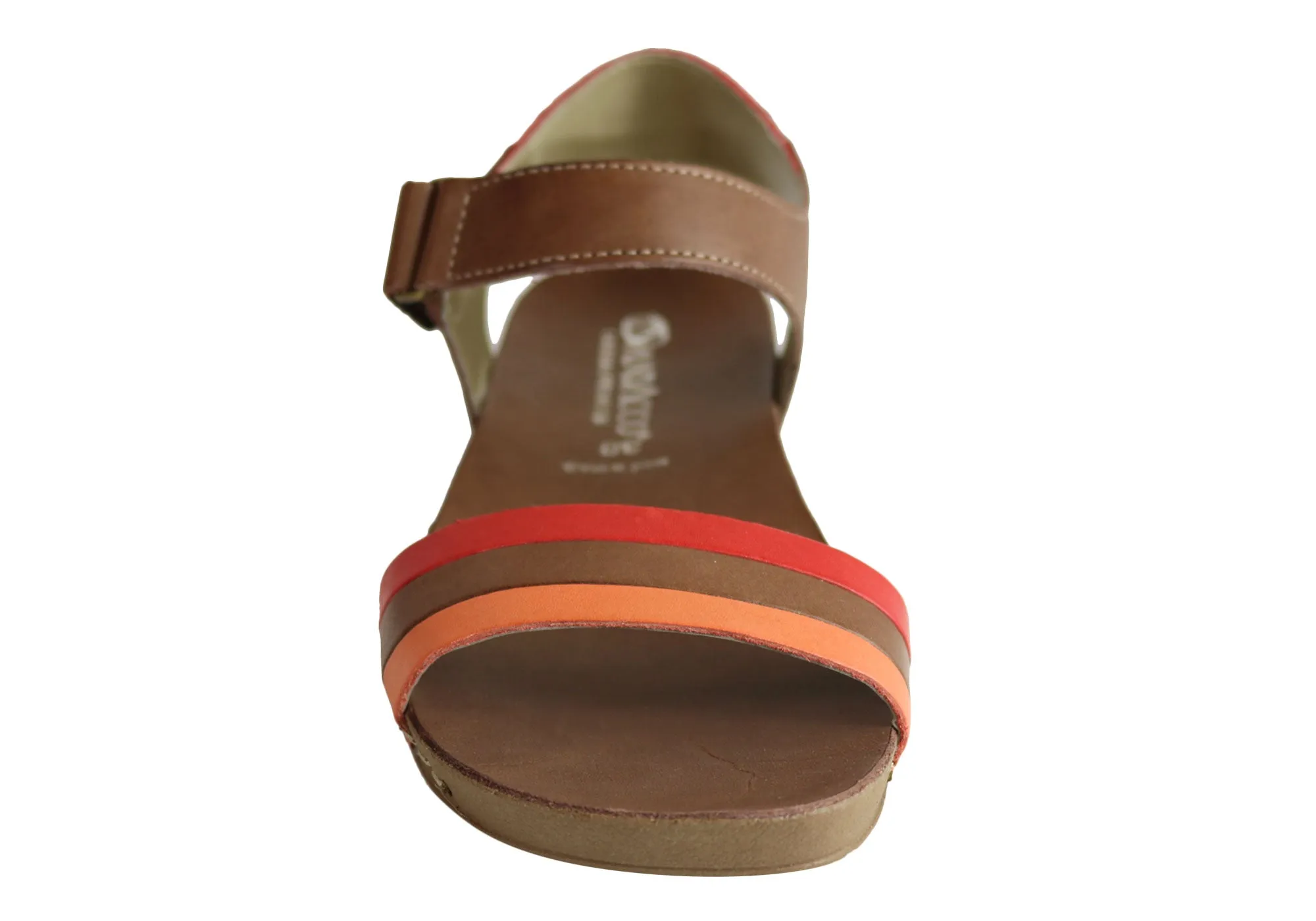 Andacco Canni Damen Bequeme Flache Ledersandalen Hergestellt In Brasilien Andacco Schuhe