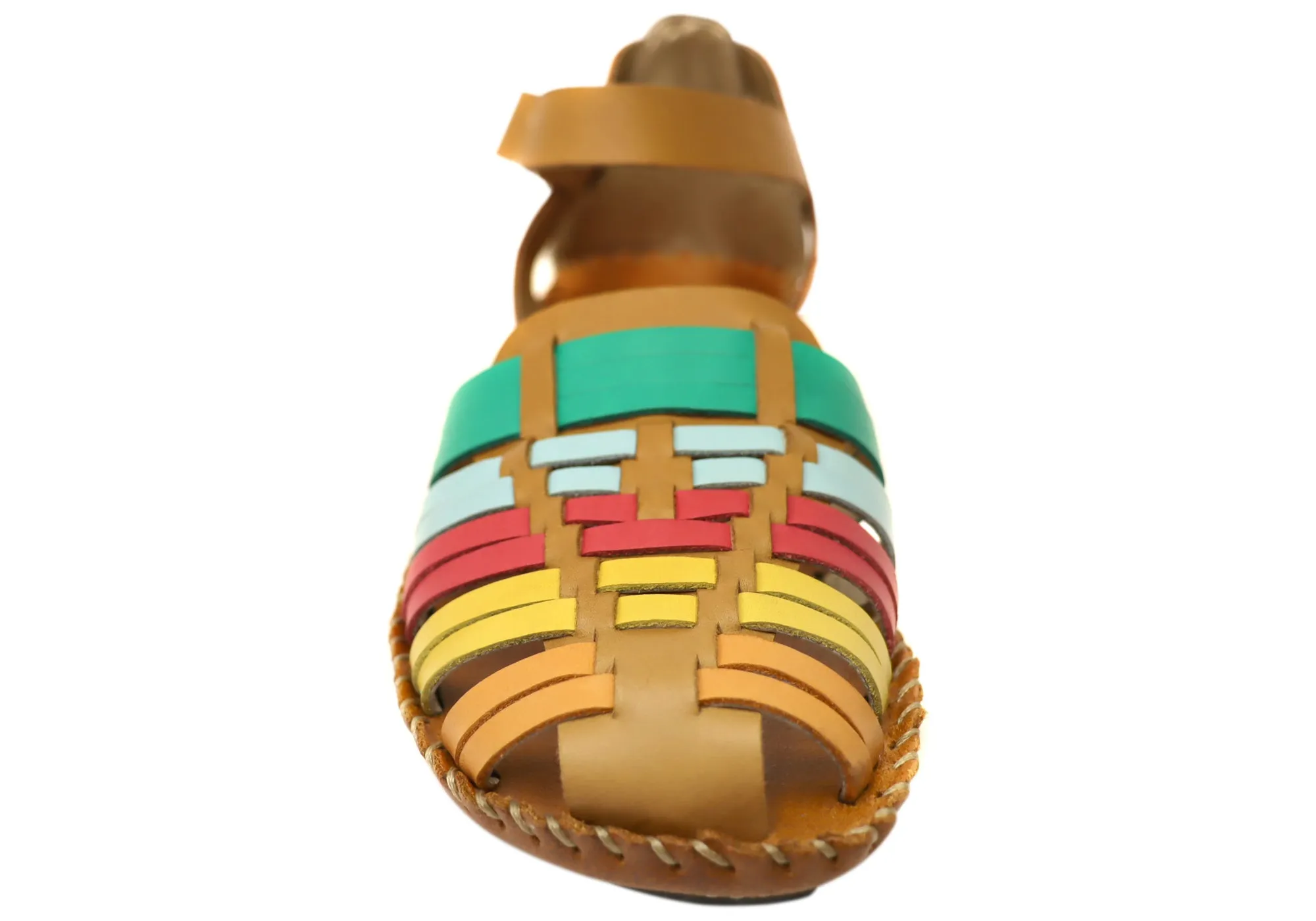 Andacco Olandie Damen Komfort Brazilian Geschlossene Zehen Ledersandalen Andacco Schuhe