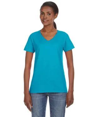 Anvil 88VL Damen Leichtes V-Ausschnitt T-Shirt