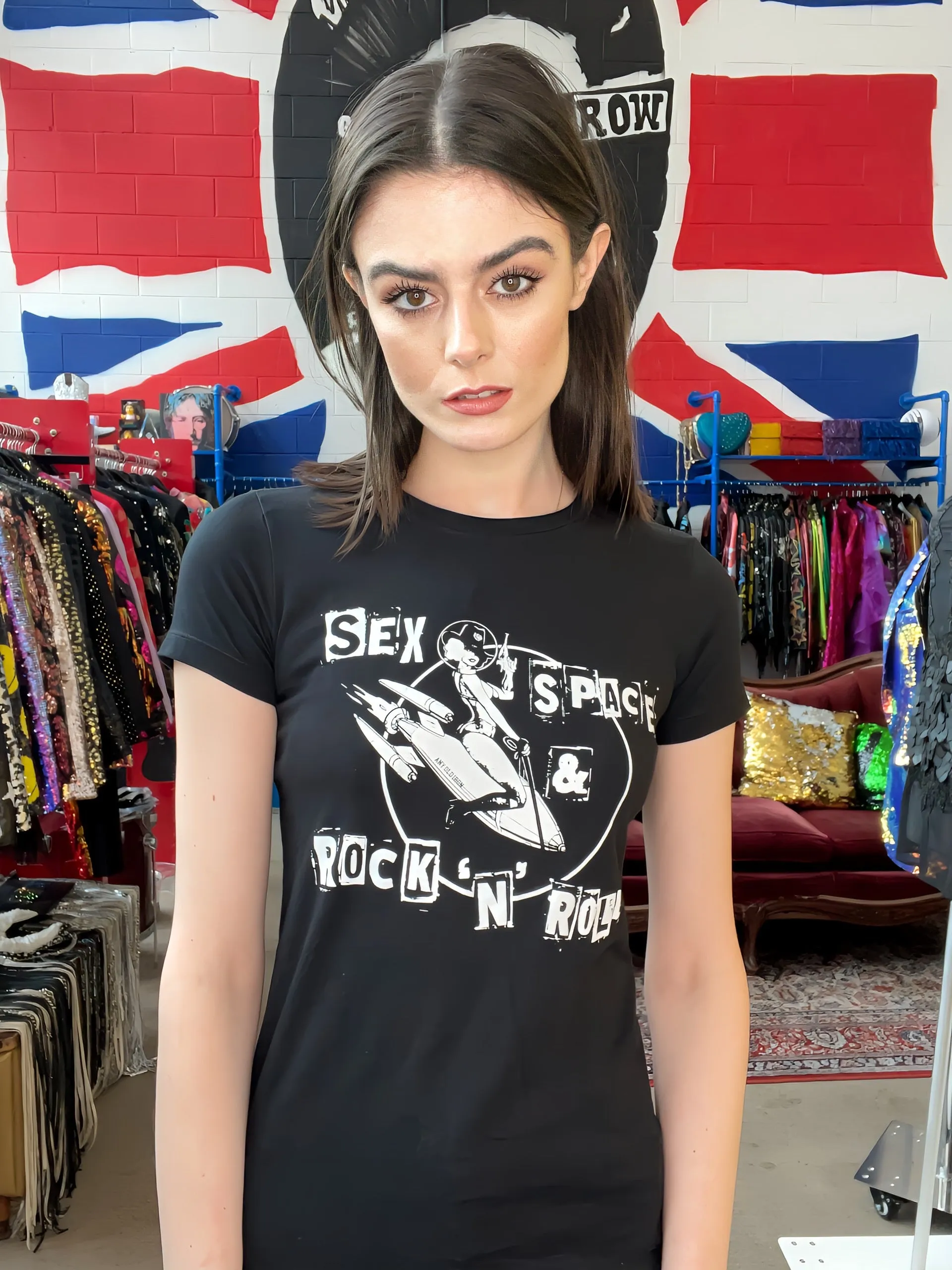 Any Old Iron Sex Space & Rock 'n' Roll T-Shirt