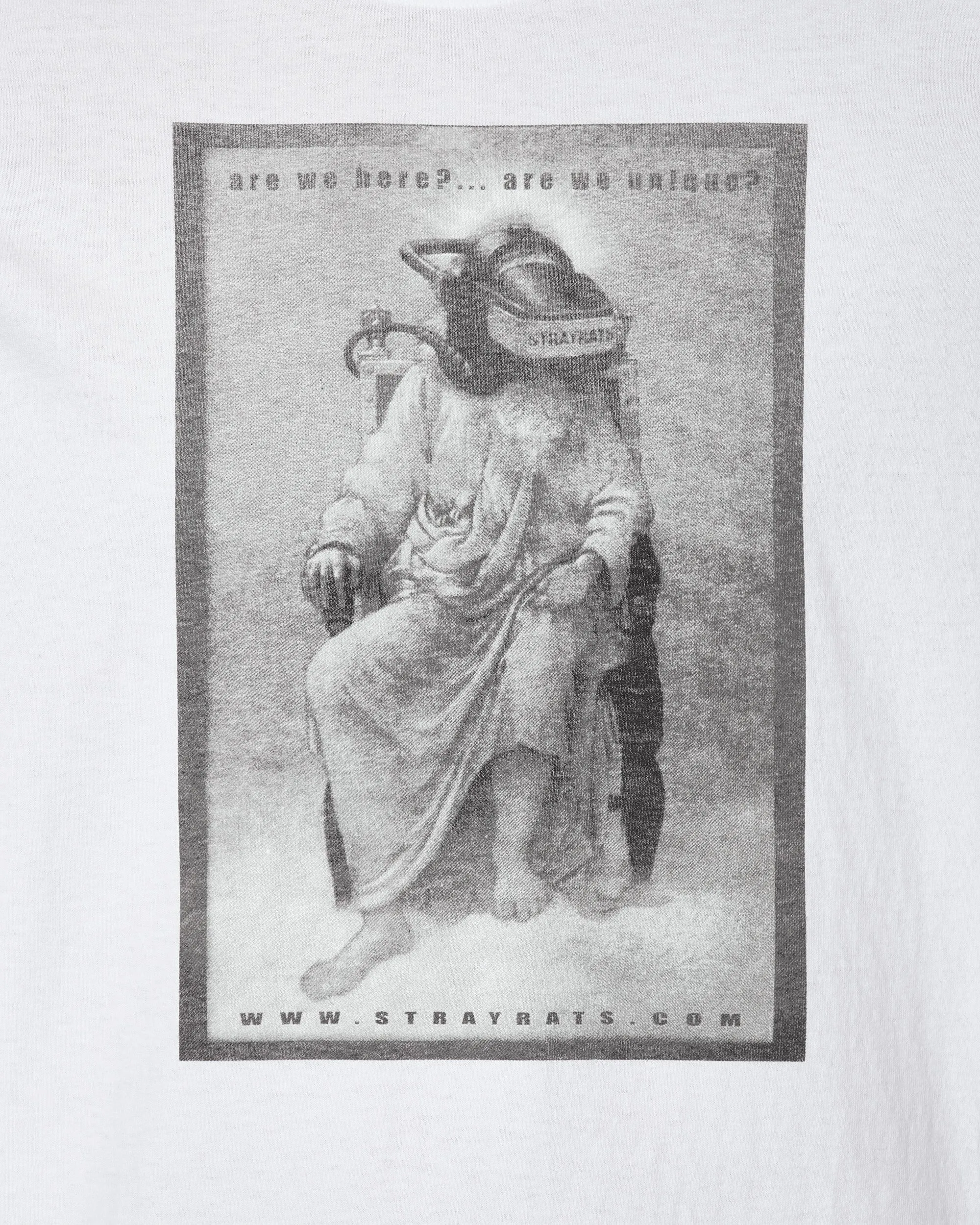 Sind Wir Hier T-Shirt Weiß