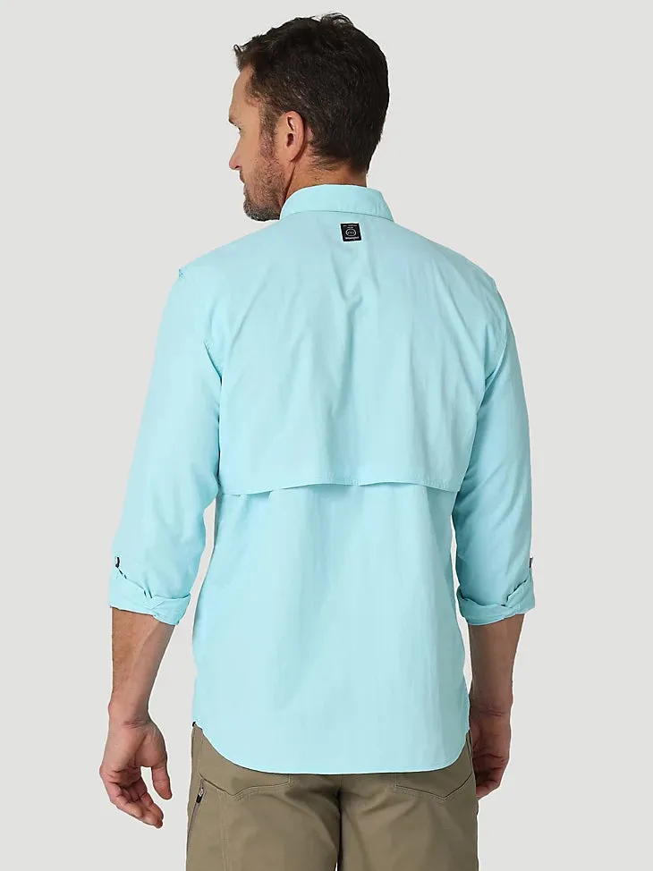 ATG By Wrangler™ Herren Angler Langarmhemd in Gulf Wrangler Kleidung