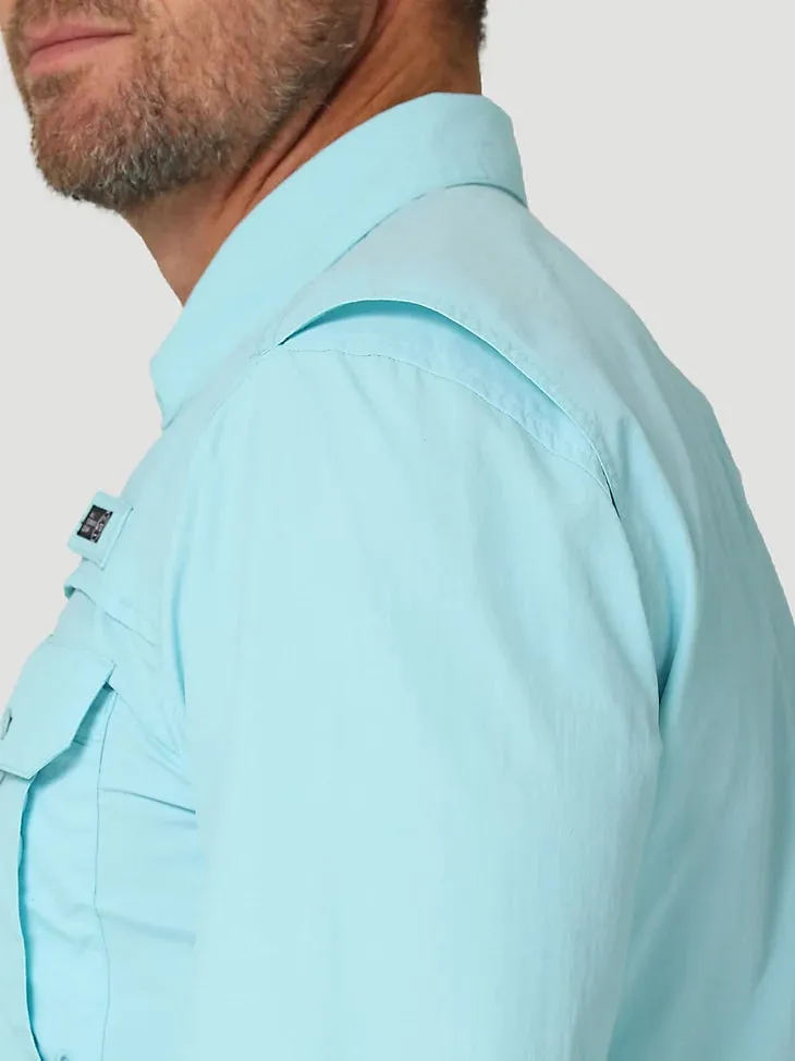 ATG By Wrangler™ Herren Angler Langarmhemd in Gulf Wrangler Kleidung