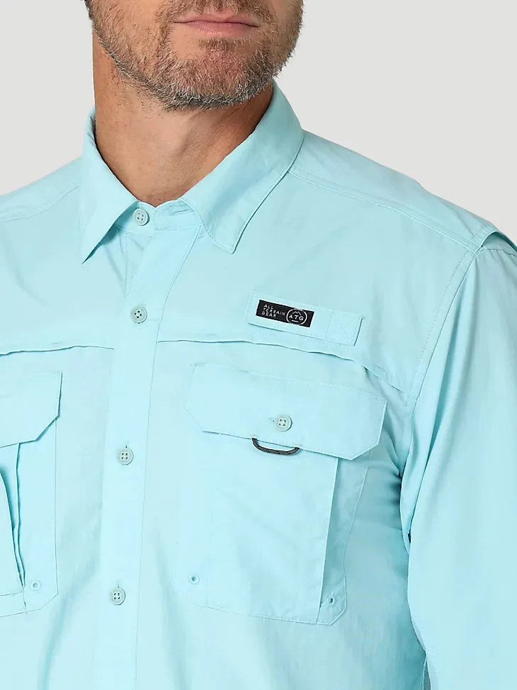 ATG By Wrangler™ Herren Angler Langarmhemd in Gulf Wrangler Kleidung