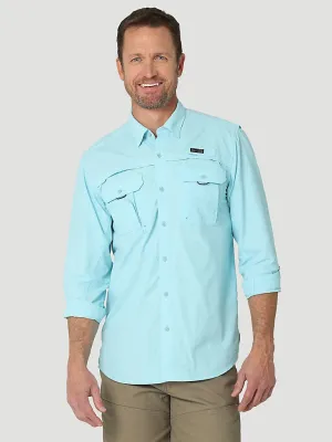 ATG By Wrangler™ Herren Angler Langarmhemd in Gulf Wrangler Kleidung