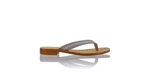 Ayu 20mm Flach - Malve & Silber
