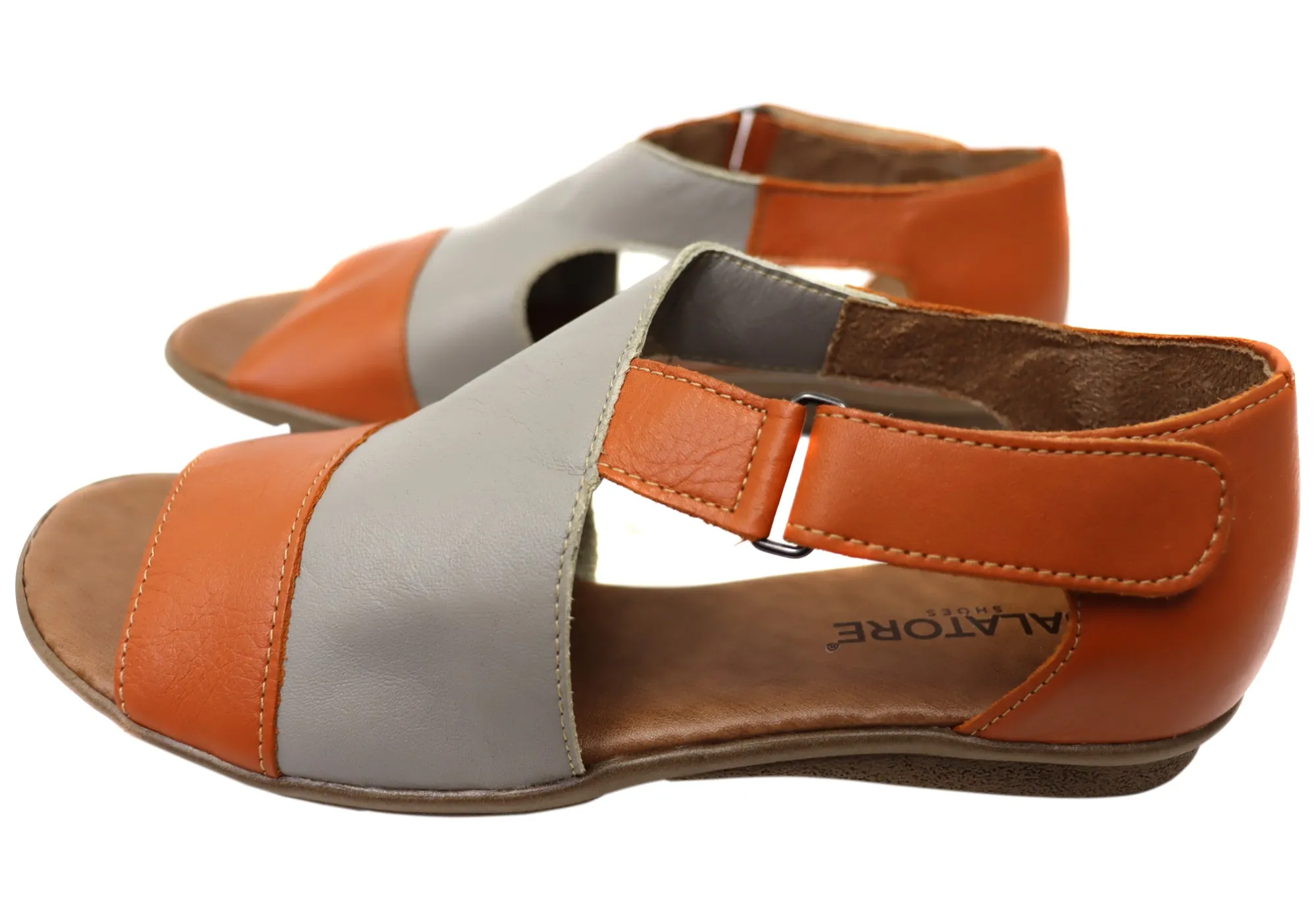 Balatore Penelope Damen Bequeme Ledersandalen Hergestellt In Brasilien Balatore Schuhe